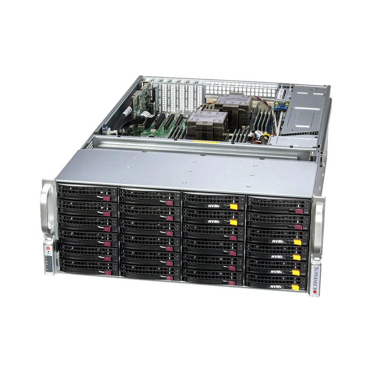 Supermicro Barebone UP Storage SuperServer 4U Dual Sockel 4677 SSG-641E-E1CR36H - Server Barebone - Barebone
