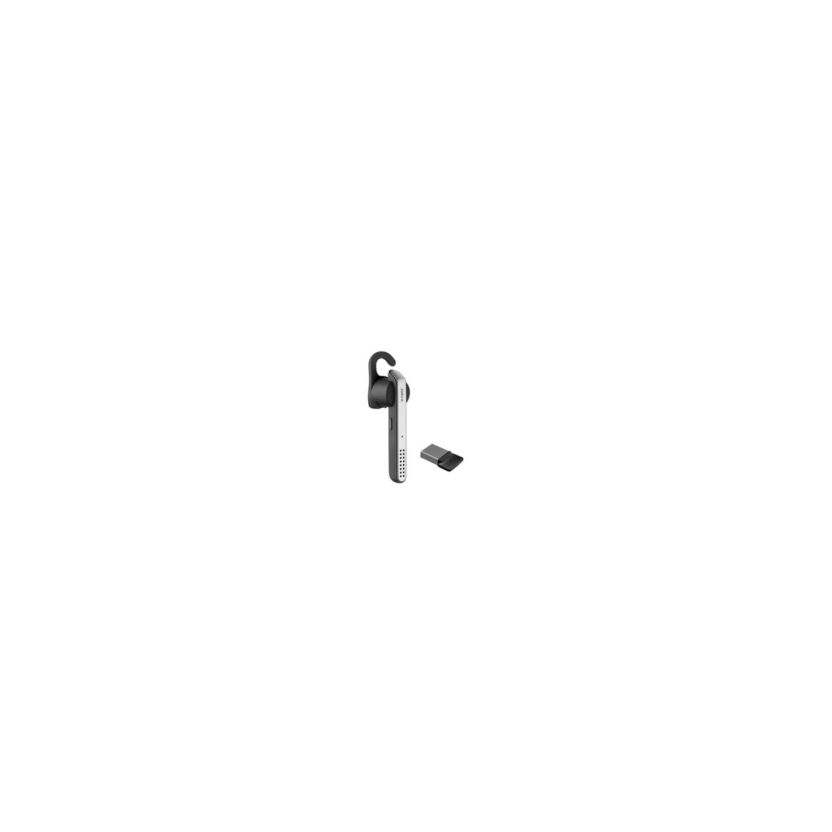 Jabra Stealth UC - Headset - In-ear - Calls  Music - Black - Grey - Silver - Monaural - Multi-key
