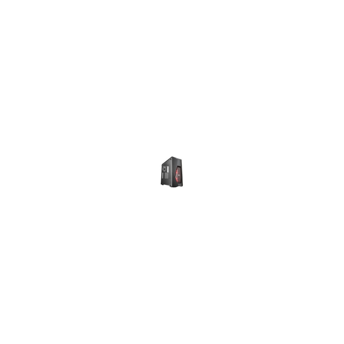 Cooler Master MasterBox K500L - Midi Tower - PC - Black - ATX - micro ATX - Mini-ITX - Plastic - Steel - Red