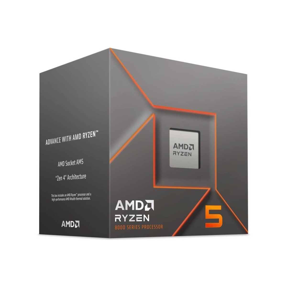 AMD RYZEN 5 8400F AI 4.70GHZ 6 CORE SKT AM5 - 4.7 GHz - 22 MB