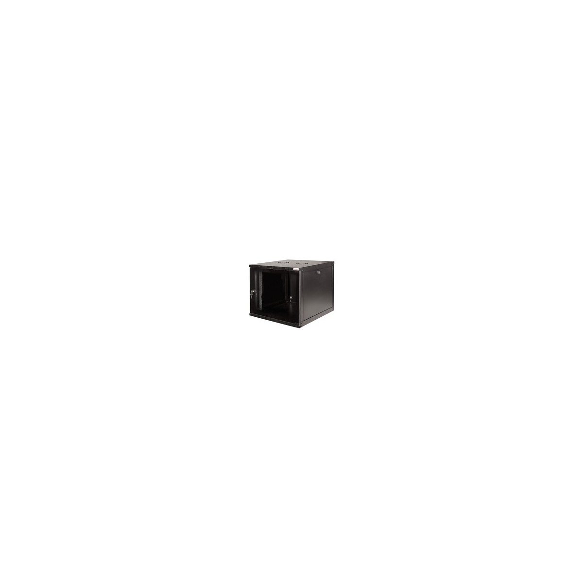 LogiLink W12A54B - Wall mounted rack - 50 kg - Black - Steel - Glass - Steel