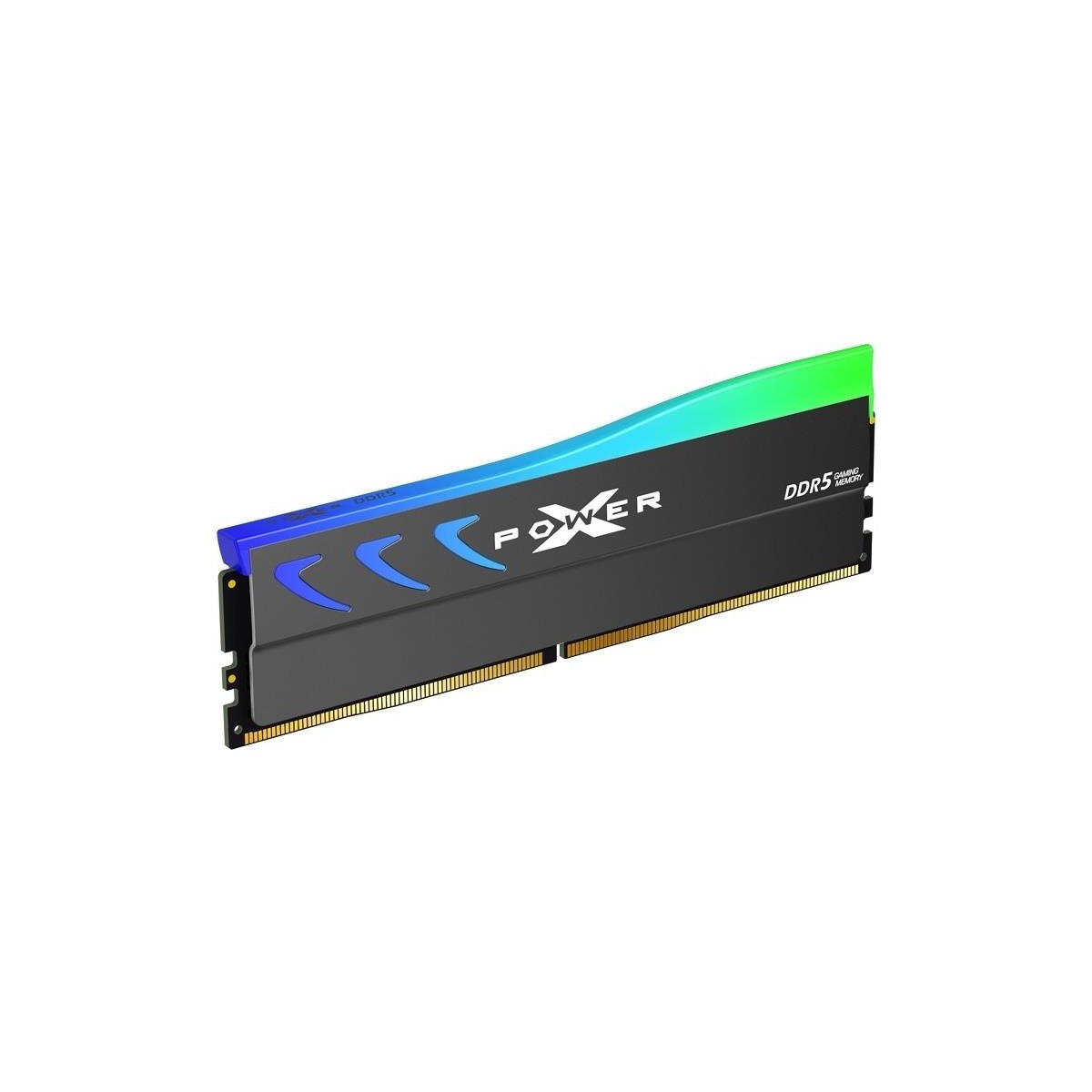 Pamięć DDR5 Silicon Power XPOWER Storm RGB Gaming 64GB (2x32GB) 6400MHz CL32 1.4V UDIMM Gray