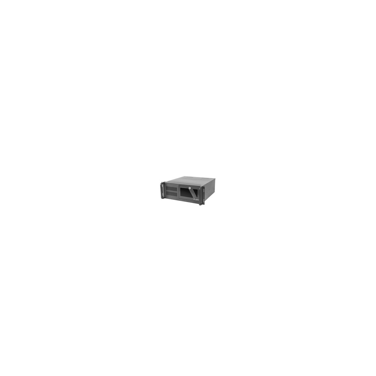 Lanberg SC01-4504-10B - Rack (4U) - Black - 3 fan(s) - HDD - HDD