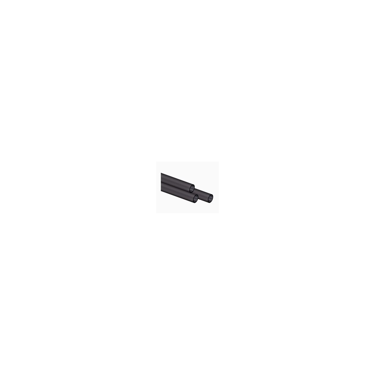 Corsair CX-9059006-WW - Tubing - Polymethyl methacrylate (PMMA) - Black - 3 pc(s)