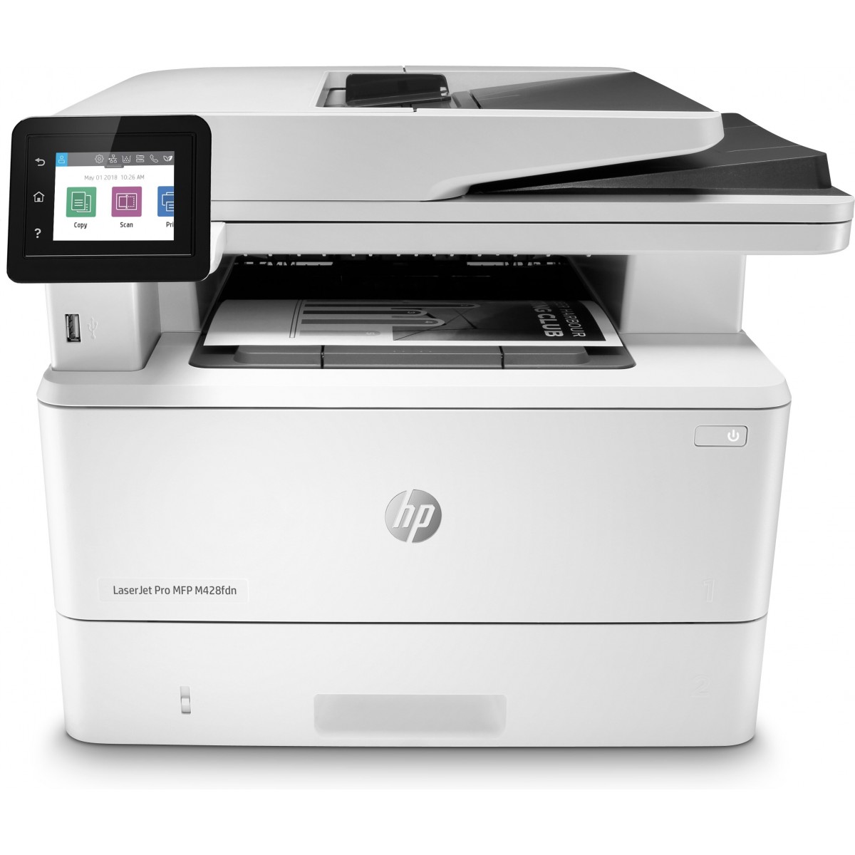 HP LaserJet Pro M428fdn - Laser - Mono printing - 1200 x 1200 DPI - Mono copying - A4 - Black - White
