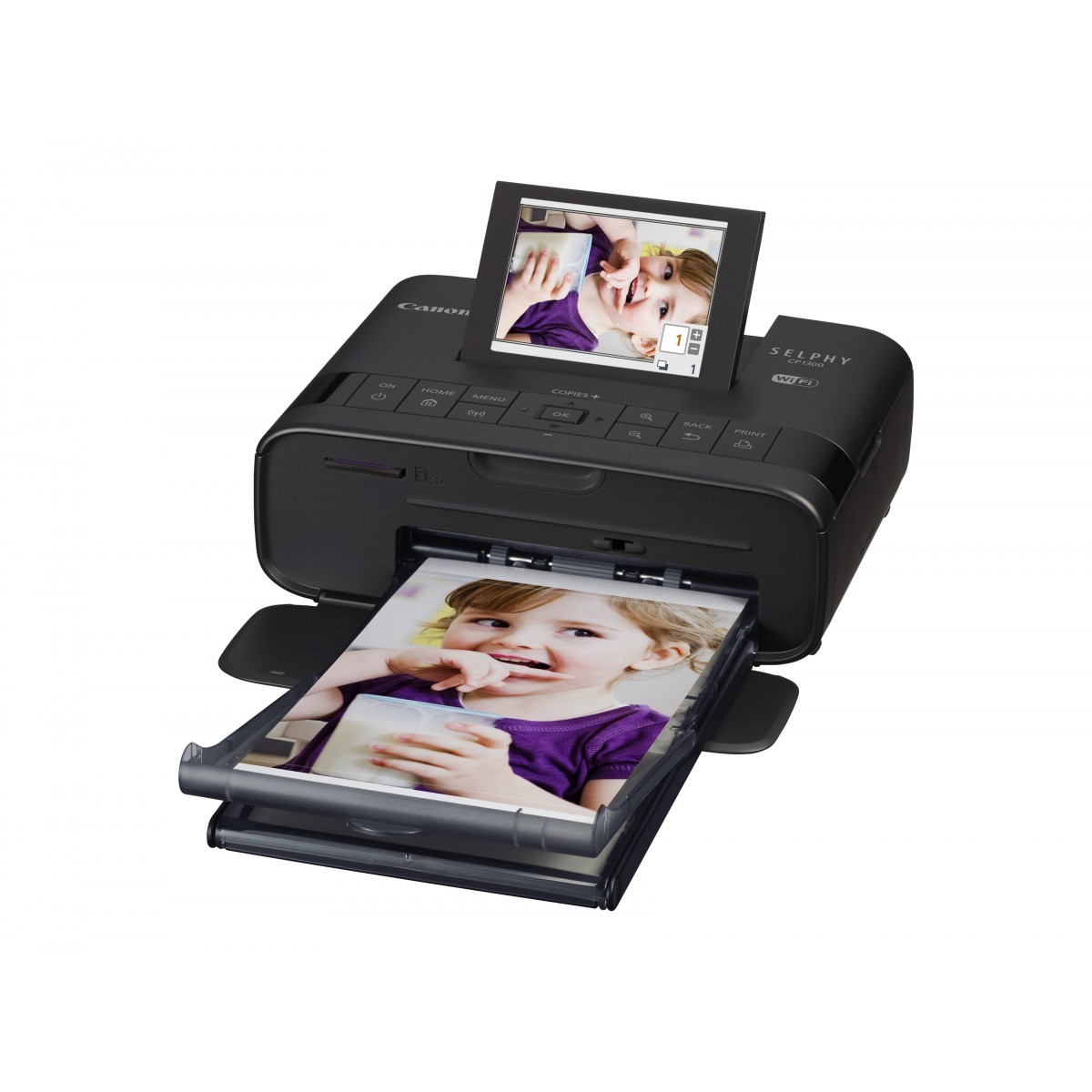 Canon SELPHY CP1300 - Dye-sublimation - 300 x 300 DPI - 4 x 6 (10x15 cm) - Borderless printing - Wi-Fi - Direct printing