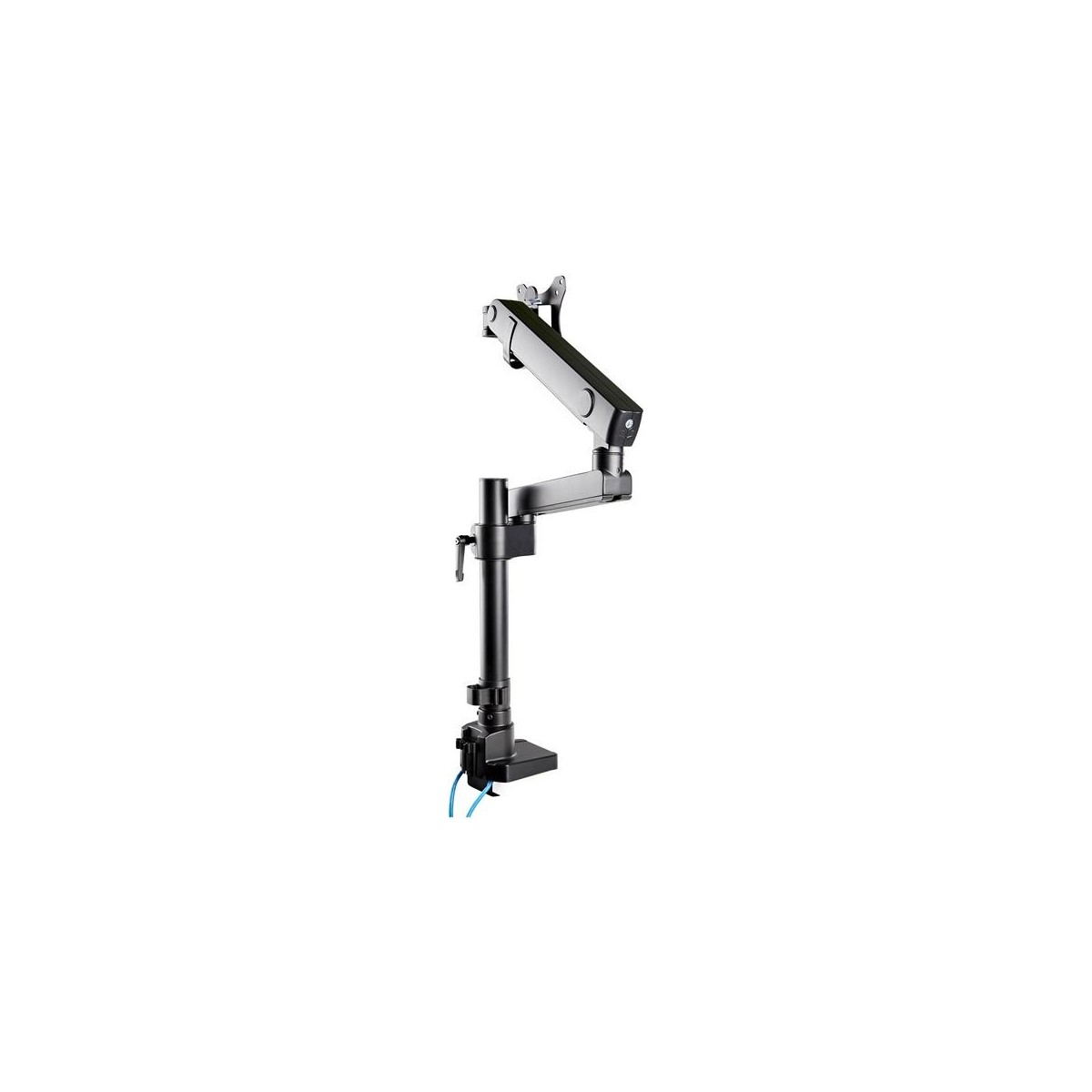 StarTech.com Desk Mount Monitor Arm with 2x USB 3.0 ports - Pole Mount Full Motion Single Arm Monitor Mount for up to 34" VESA D