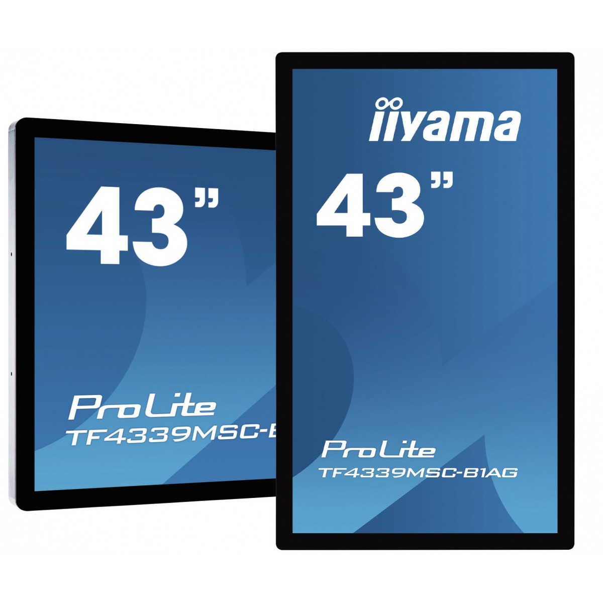 Iiyama ProLite TF4339MSC-B1AG - 109.2 cm (43") - 400 cd/m² - Full HD - LED - 16:9 - 1920 x 1080 pixels