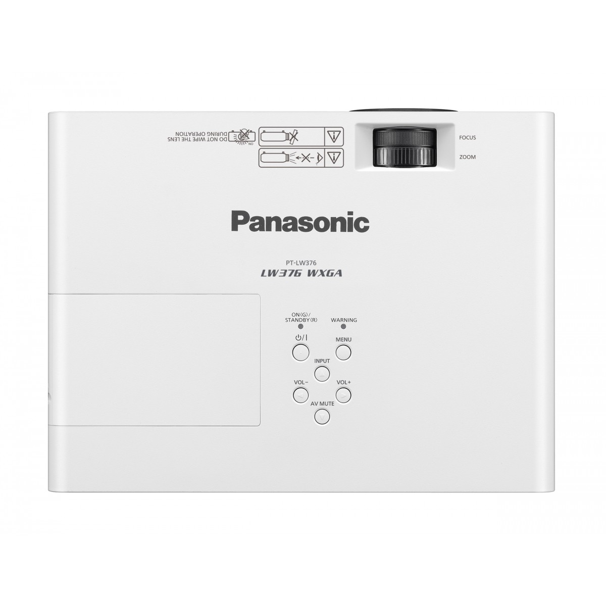 Panasonic PT-LW376 - 3600 ANSI lumens - LCD - WXGA (1280x800) - 20000:1 - 16:10 - 762 - 7620 mm (30 - 300)