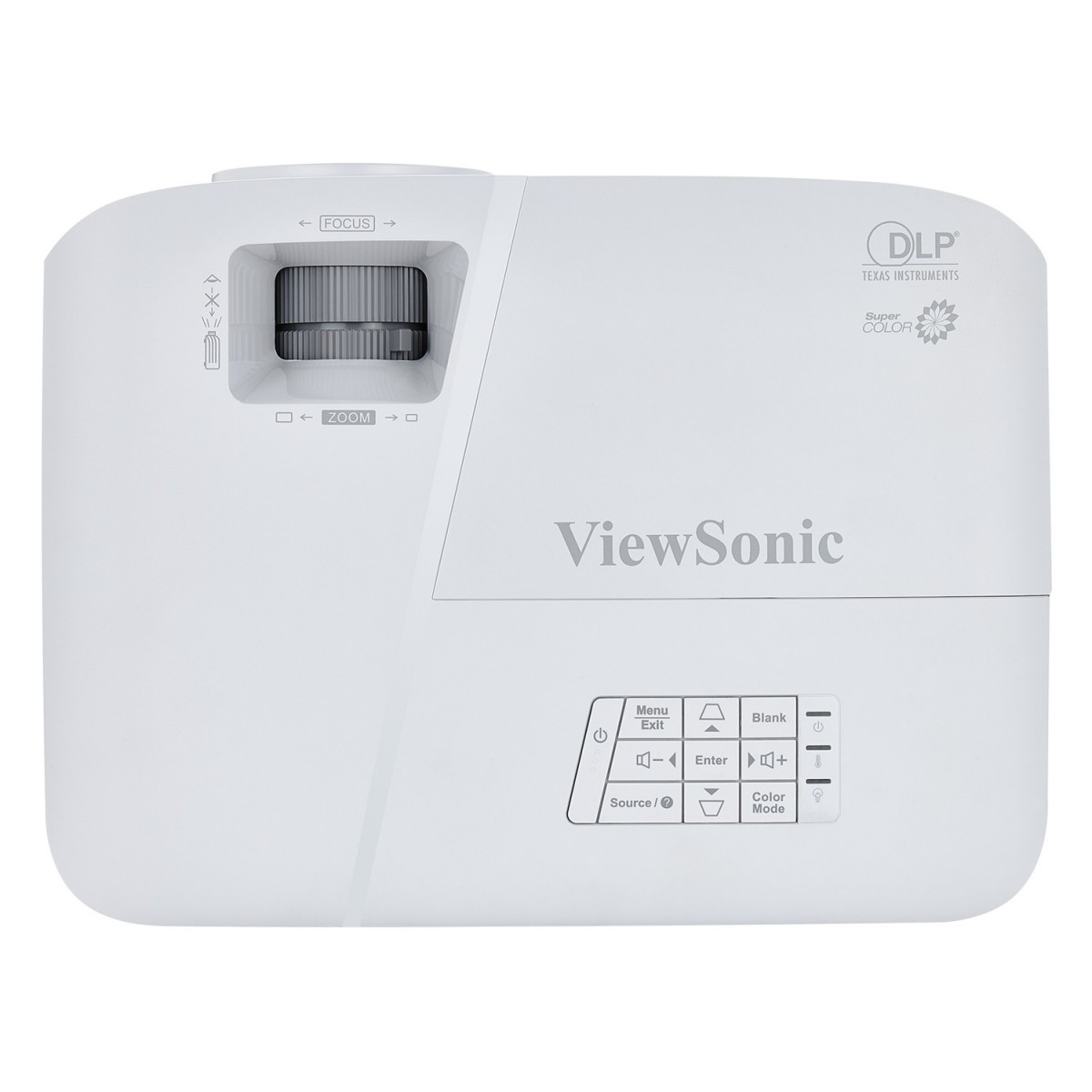 ViewSonic PA503S - 3600 ANSI lumens - DLP - SVGA (800x600) - 4:3 - 762 - 7620 mm (30 - 300") - 1.1 - 13 m