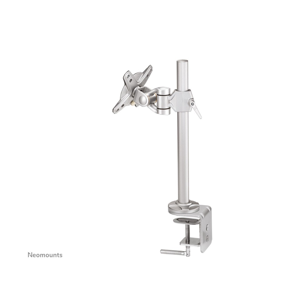 Neomounts by Newstar monitor desk mount - Clamp - 12 kg - 25.4 cm (10") - 76.2 cm (30") - 100 x 100 mm - Silver