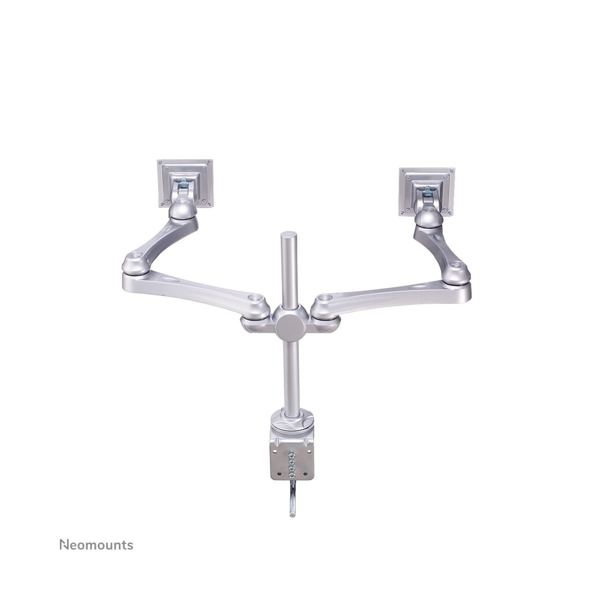 Neomounts flat screen desk mount - Clamp - 7 kg - 25.4 cm (10") - 76.2 cm (30") - 100 x 100 mm - Silver