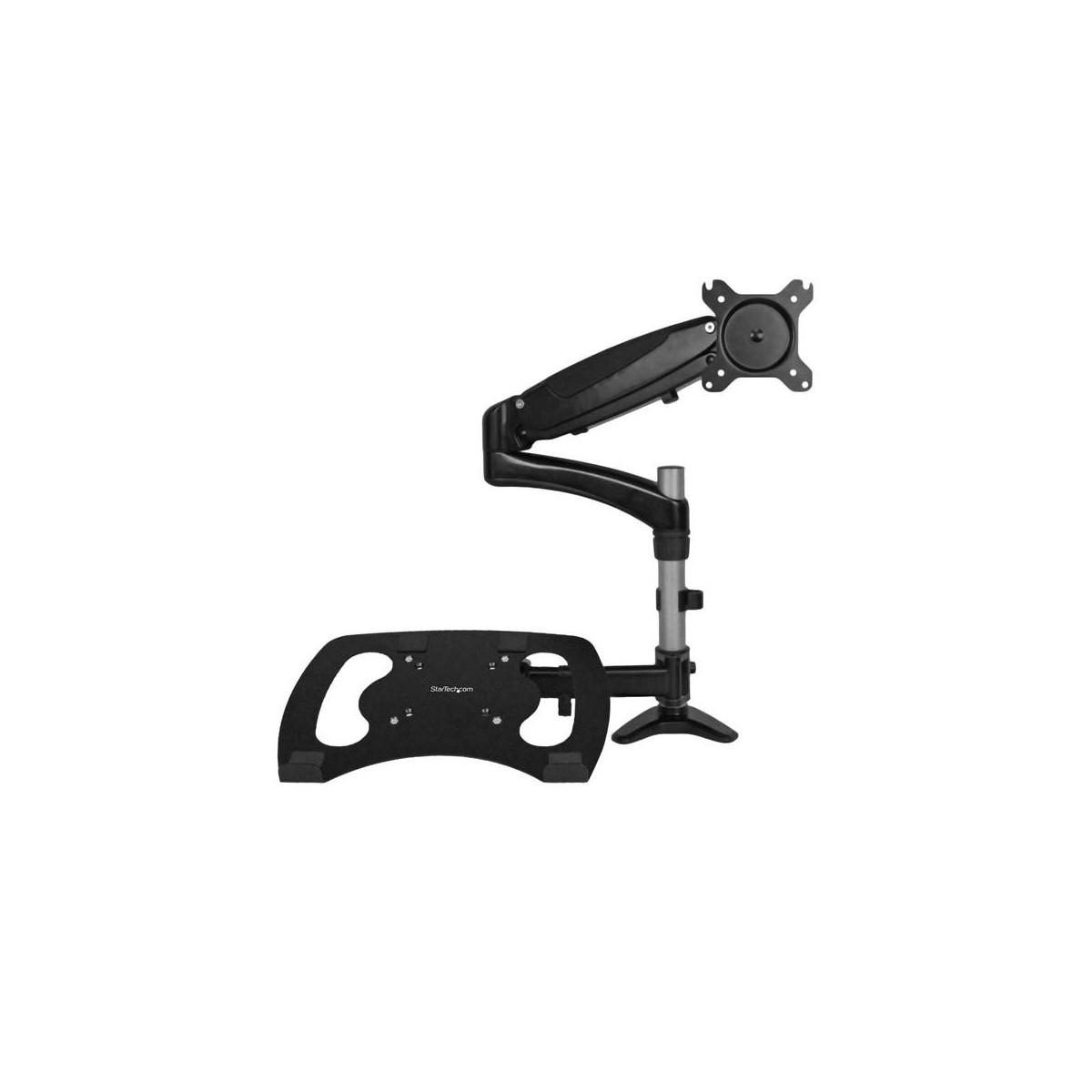 StarTech.com Single-Monitor Arm - Laptop Stand - One-Touch Height Adjustment - Clamp - 8 kg - 38.1 cm (15") - 68.6 cm (27") - 10