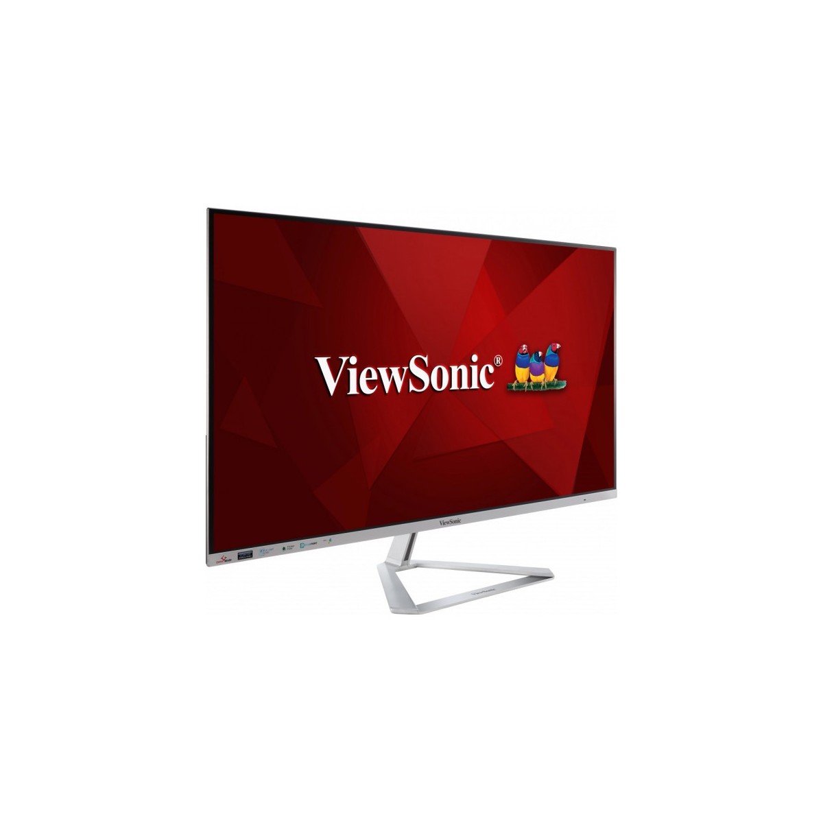 ViewSonic VX Series VX3276-2K-mhd-2 - 81.3 cm (32") - 2560 x 1440 pixels - Quad HD - LED - 4 ms - Silver