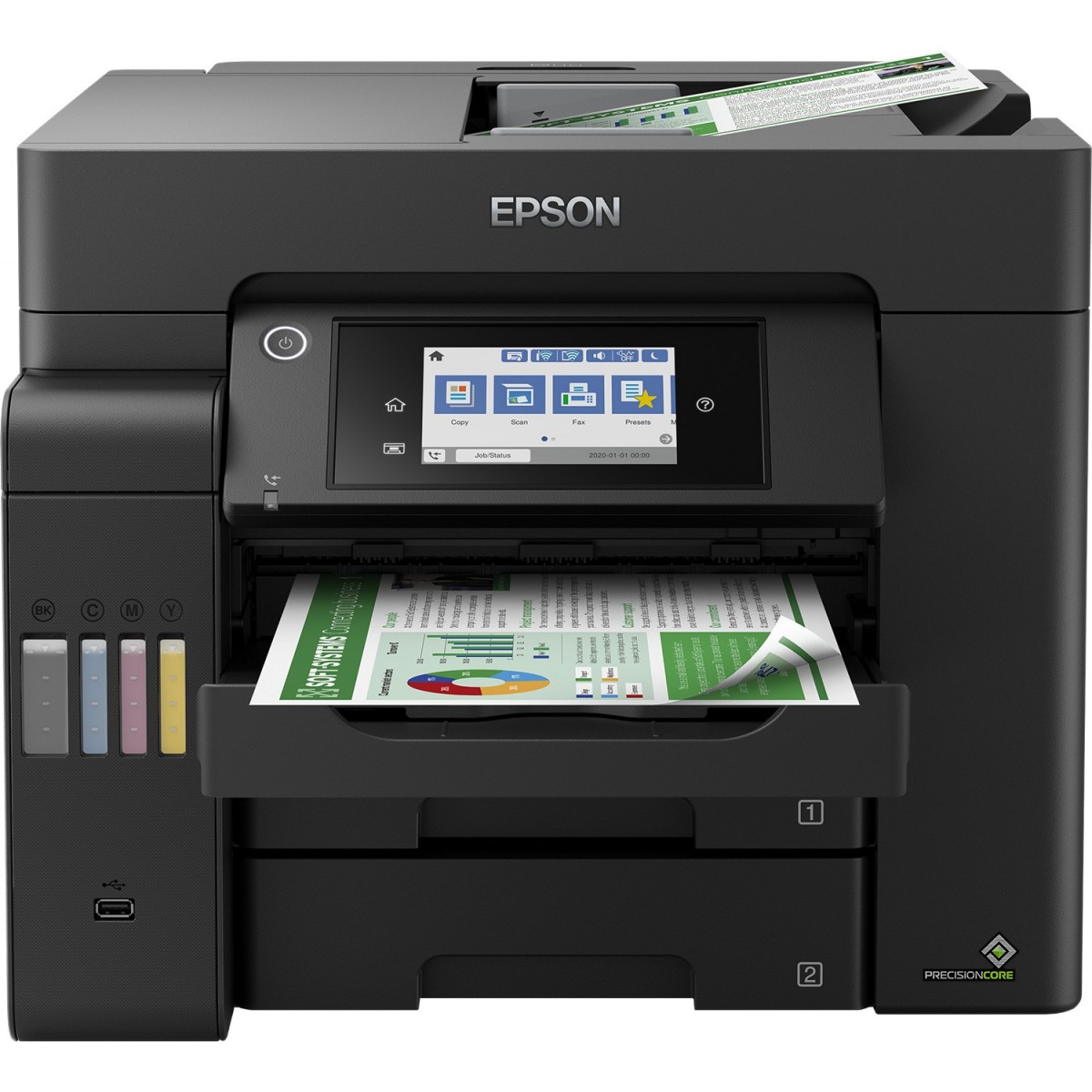 Epson EcoTank L6550 - Inkjet - Colour printing - 4800 x 2400 DPI - A4 - Direct printing - Black