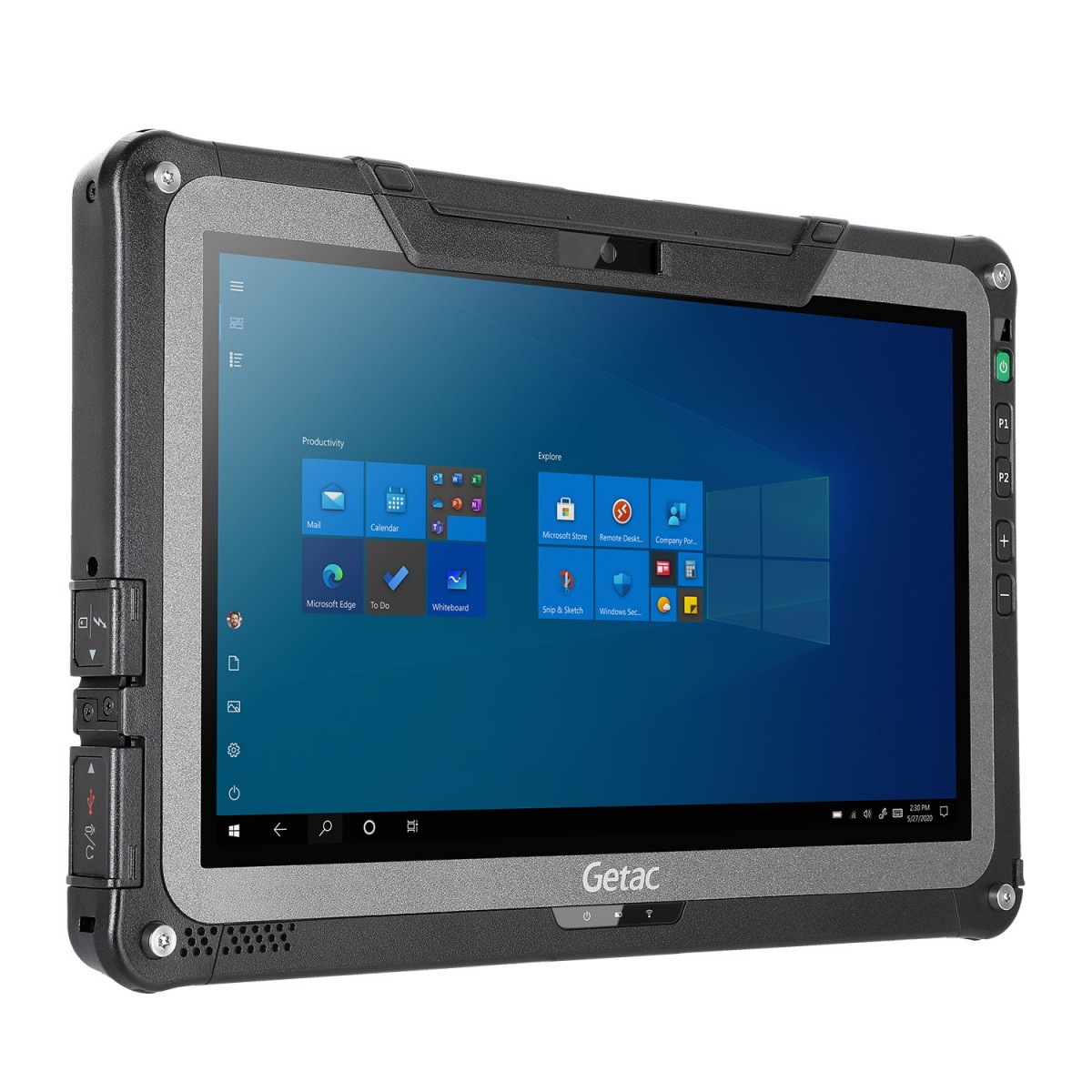 GETAC F110 G6, USB, USB-C, BT, WLAN, Win. 10 Pro - Tablet - Core i5