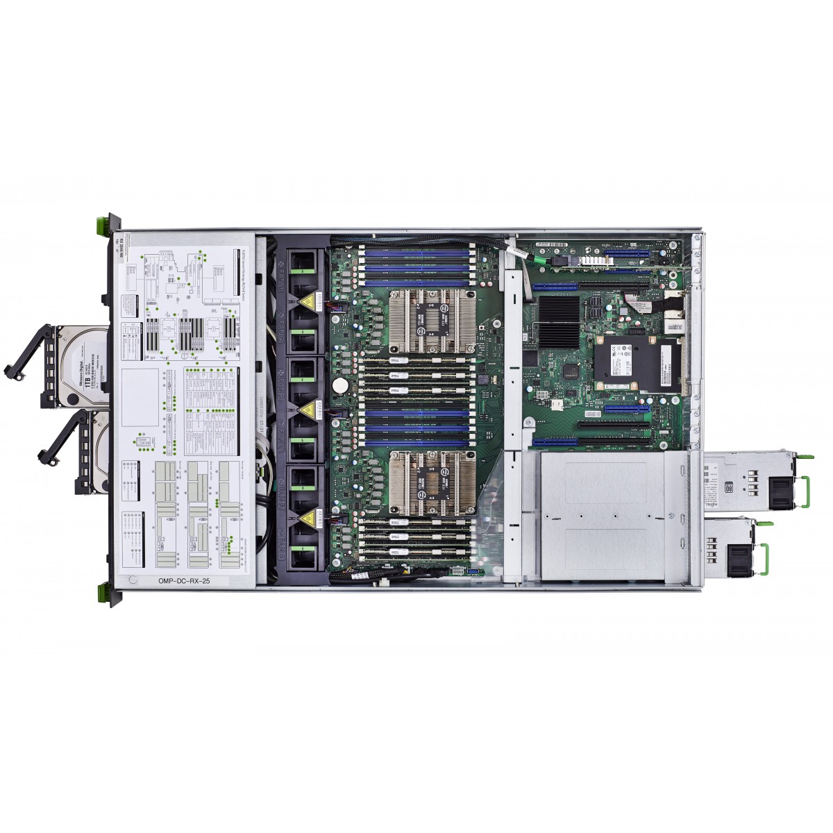 Fujitsu PRIMERGY RX2540 M5 - 2.1 GHz - 4208 - 16 GB - DDR4-SDRAM - 800 W - Rack (2U)