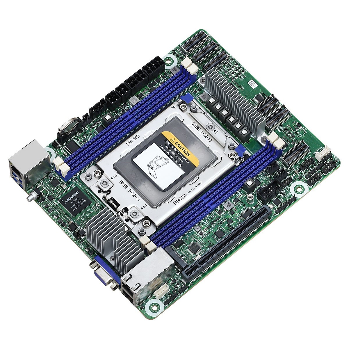 ASRock Rack ROMED4ID-2T - Motherboard - Socket SP3 - Motherboard - Gigabit-LAN