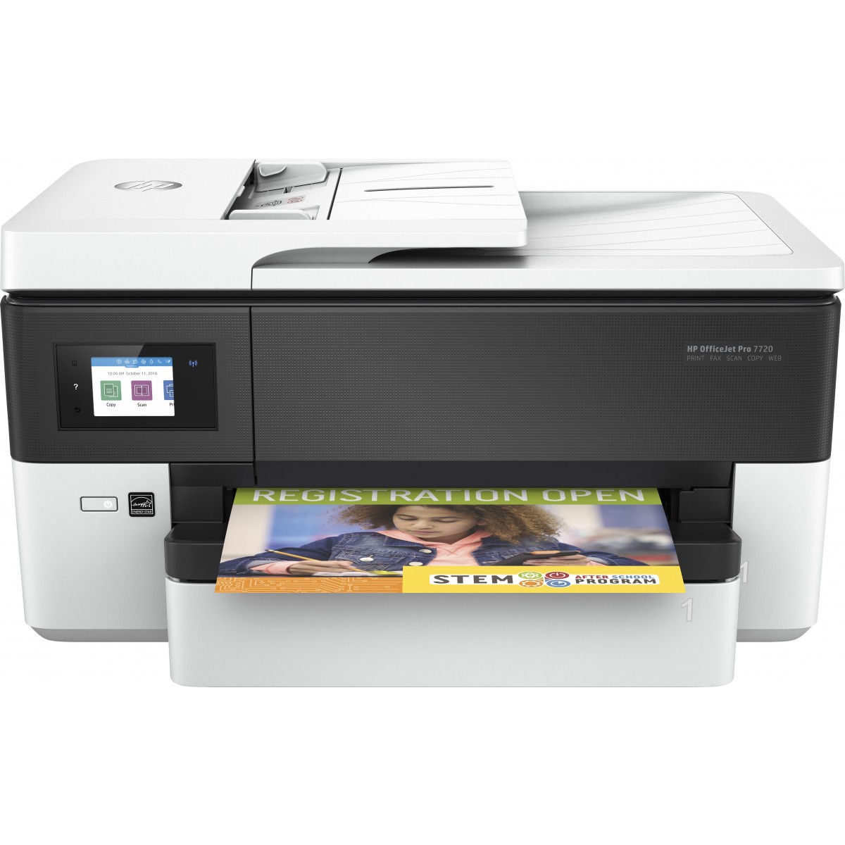 HP OfficeJet Pro 7720 - Thermal inkjet - Colour printing - 4800 x 1200 DPI - A3 - Direct printing - Black - White
