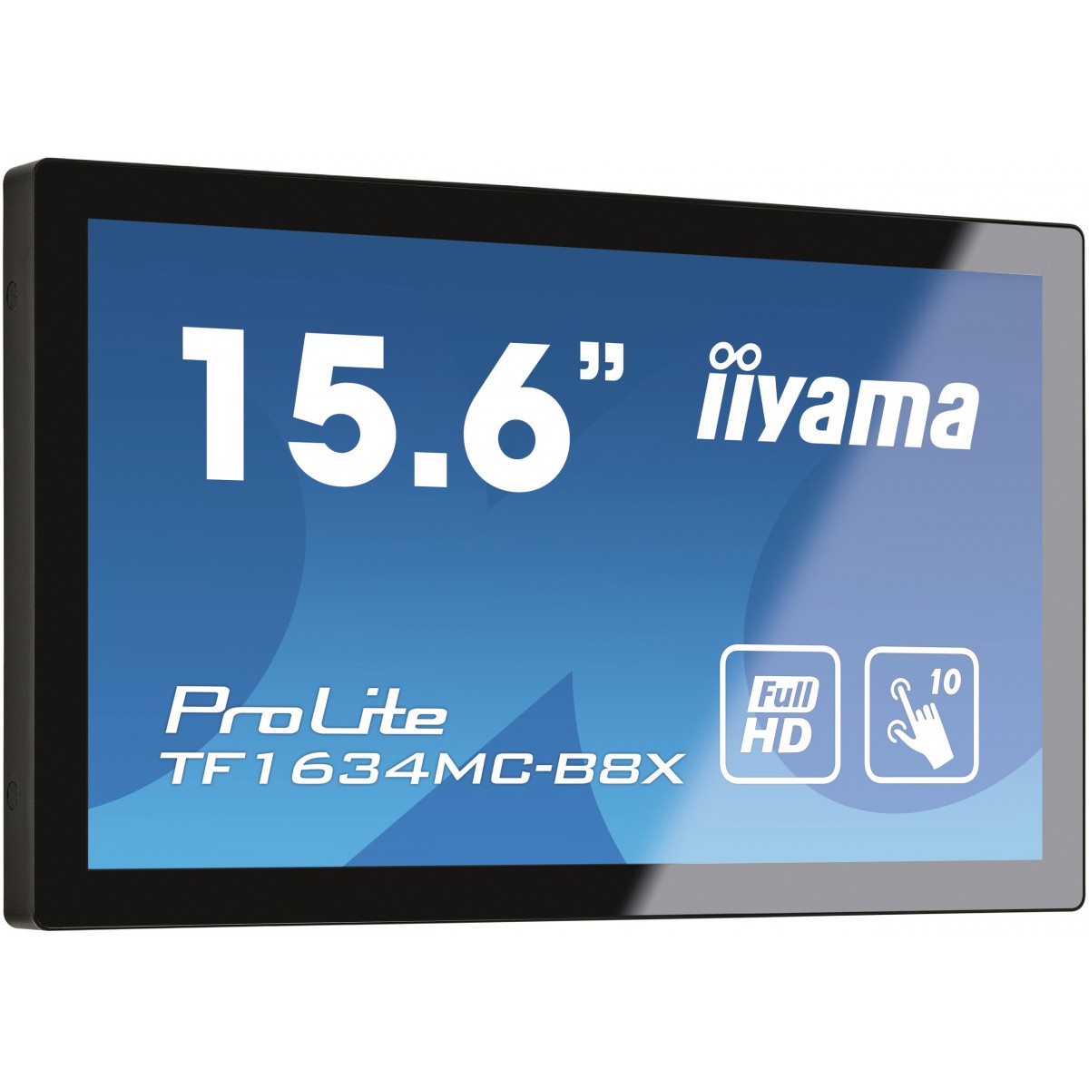 Iiyama ProLite TF1634MC-B8X - 39.6 cm (15.6) - 450 cd/m² - Full HD - LED - 16:9 - 1920 x 1080 pixels