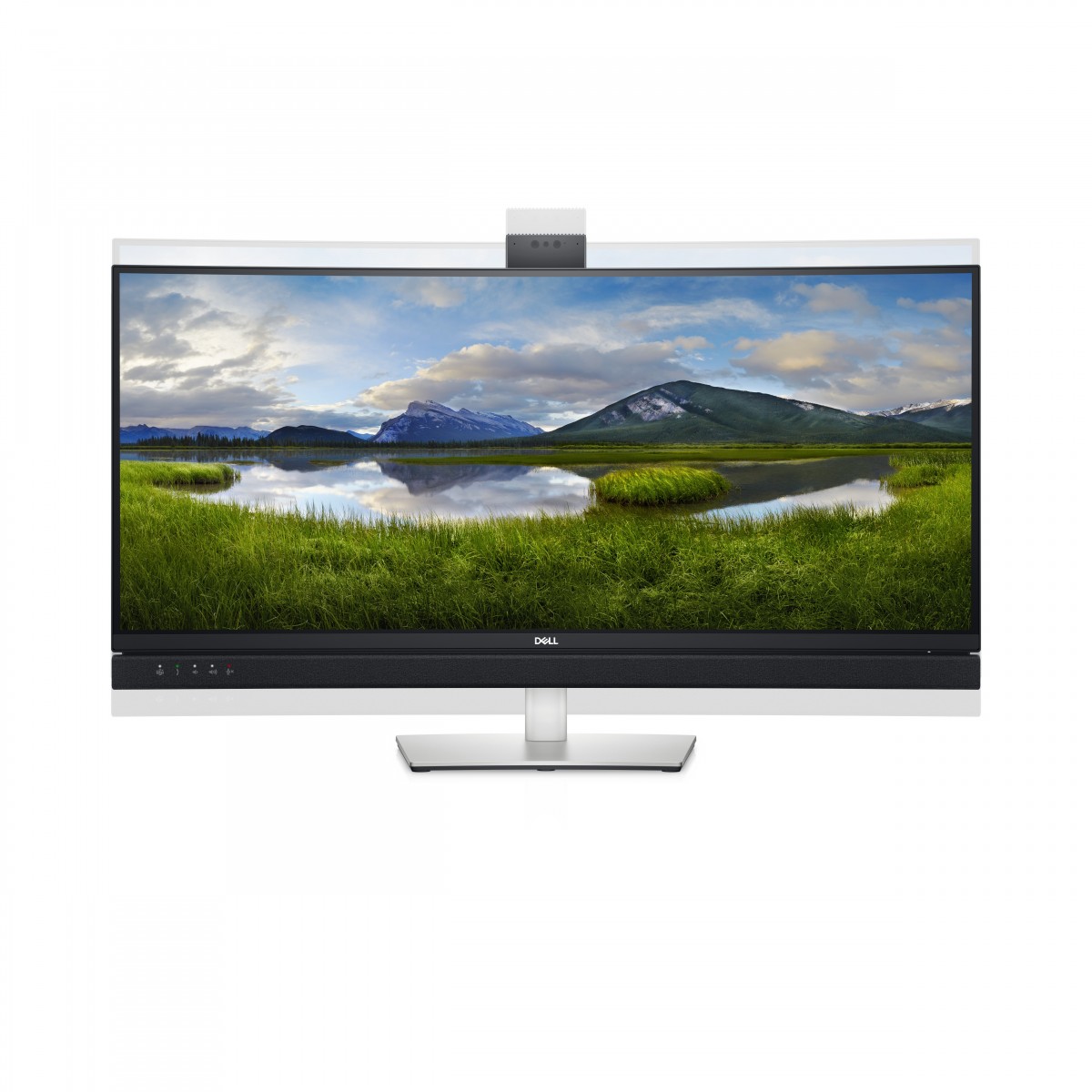 Dell C3422WE - 86.7 cm (34.1) - 3440 x 1440 pixels - UltraWide Quad HD - LCD - 8 ms - Black - Silver
