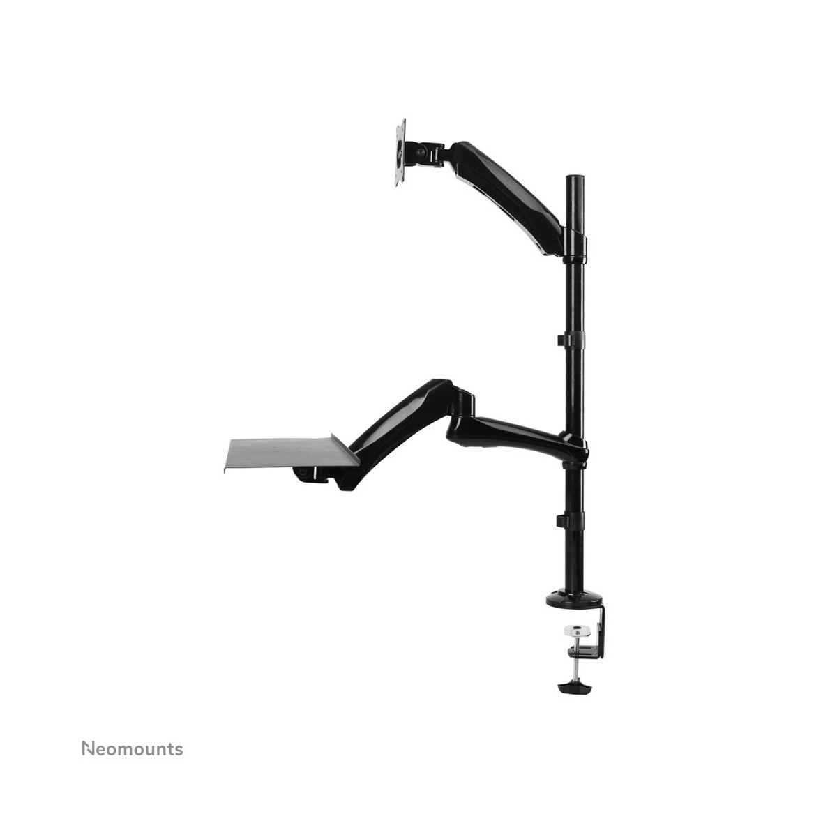 Neomounts by Newstar monitor desk mount - Clamp/Bolt-through - 9 kg - 25.4 cm (10) - 68.6 cm (27) - 100 x 100 mm - Black