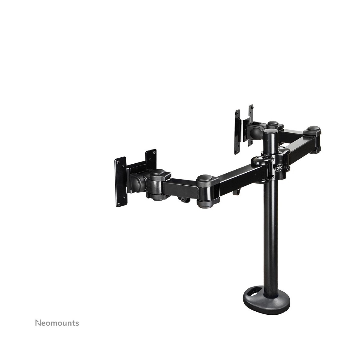 Neomounts by Newstar monitor desk mount - 8 kg - 25.4 cm (10) - 68.6 cm (27) - 100 x 100 mm - Height adjustment - Black