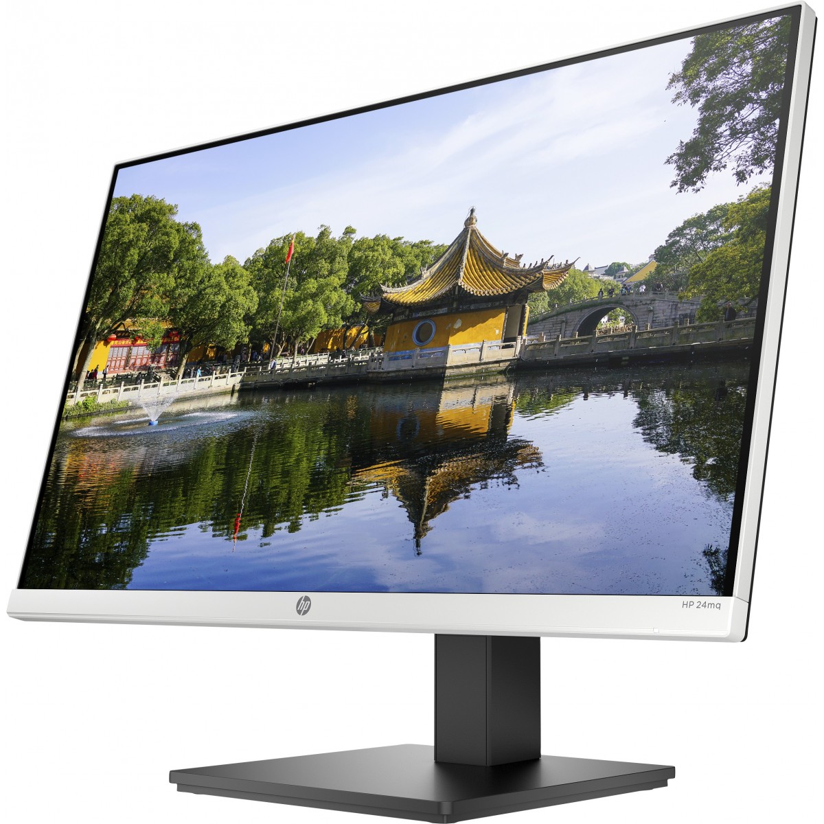 HP 24mq - 60.5 cm (23.8) - 2560 x 1440 pixels - Quad HD - LCD - 5 ms - Black - Silver