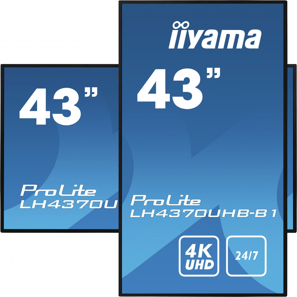 Iiyama LH4370UHB-B1 - 108 cm (42.5) - VA - 3840 x 2160 pixels - 700 cd/m² - 4K Ultra HD - 8 ms