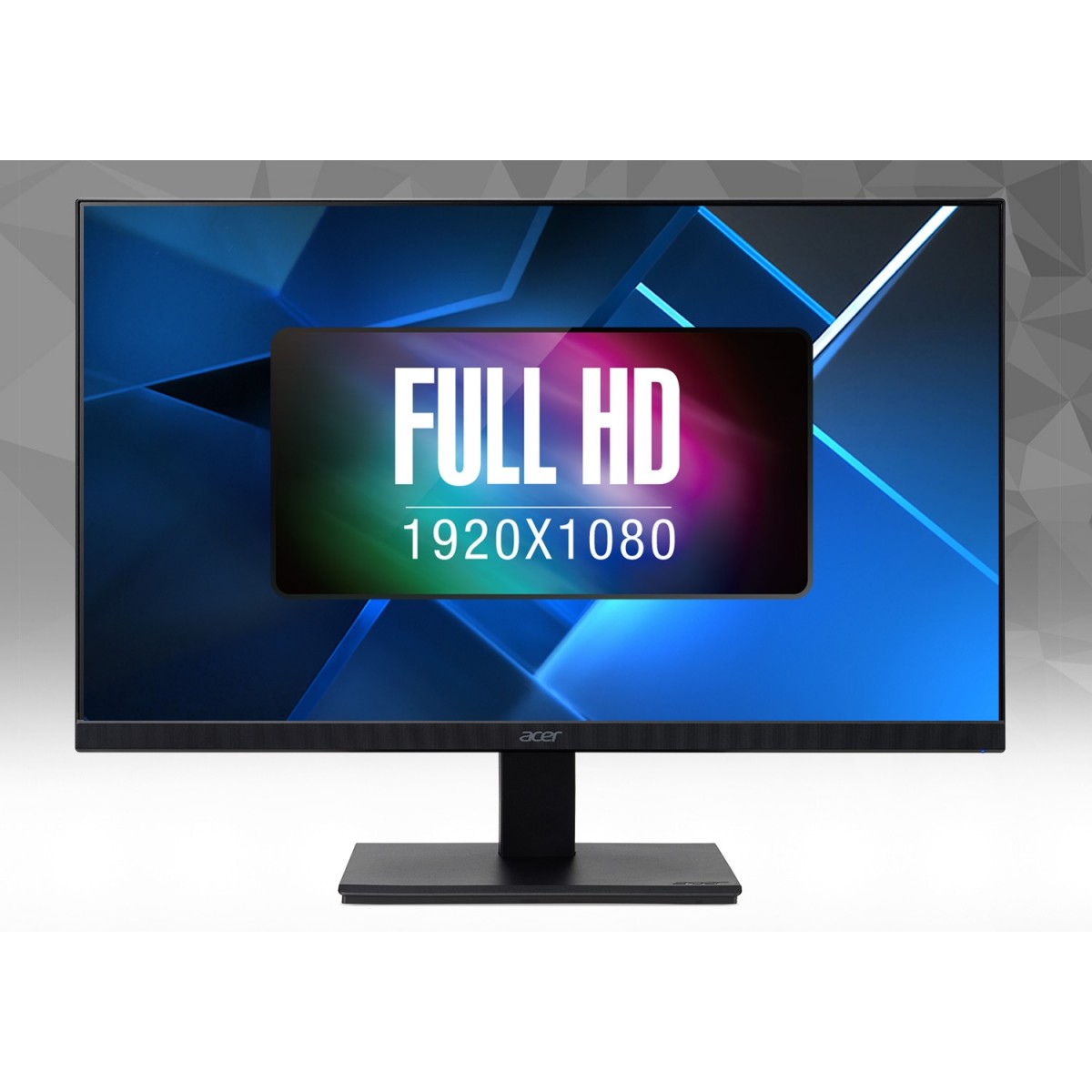 Acer V7 V277bi - 27 monitor - 68.6 cm (27) - 1920 x 1080 pixels - Full HD - LED - 4 ms - Black