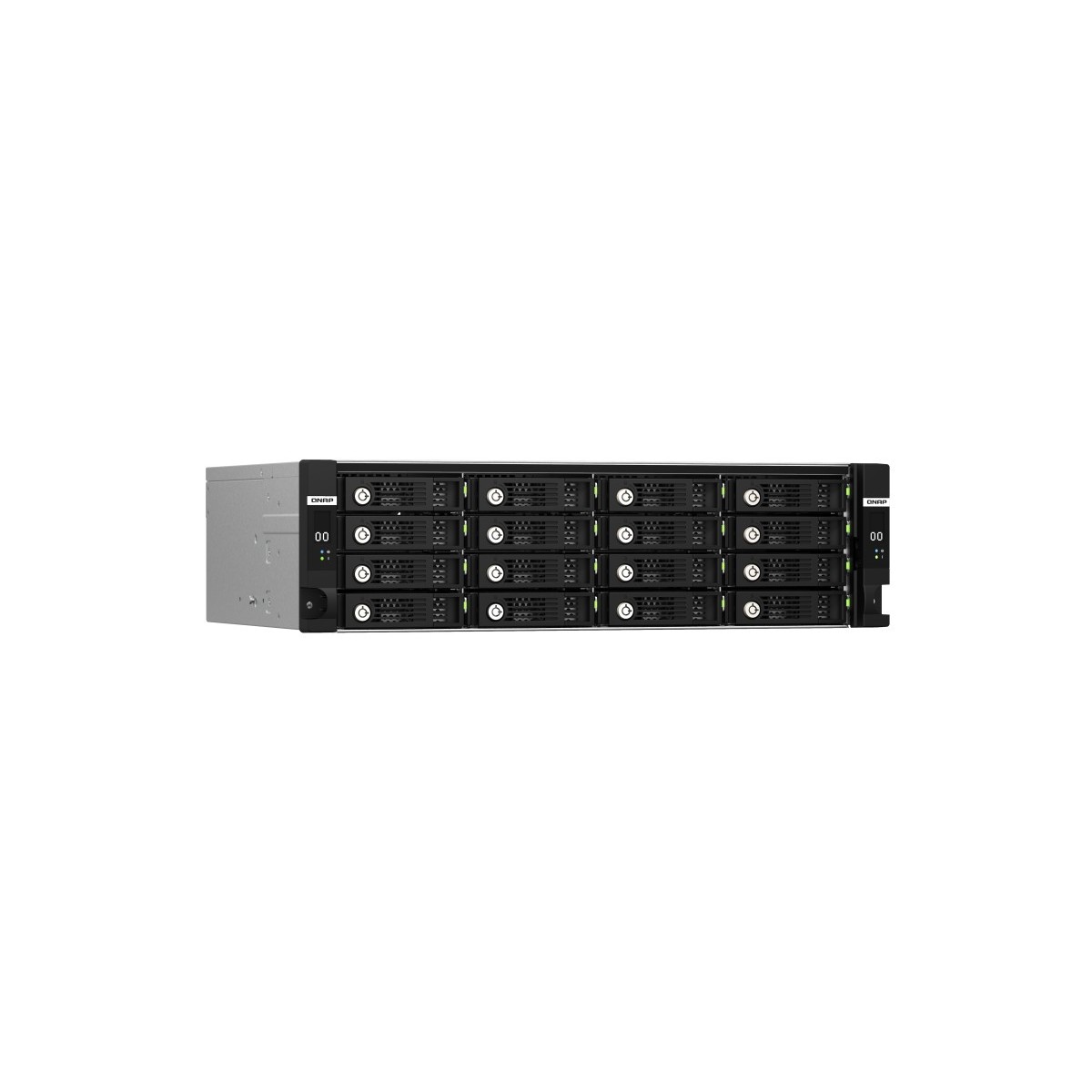 QNAP TL-R1620Sdc - HDD/SSD enclosure - 2.5/3.5" - SAS-2,SAS-3 - 12 Gbit/s - Hot-swap - Black
