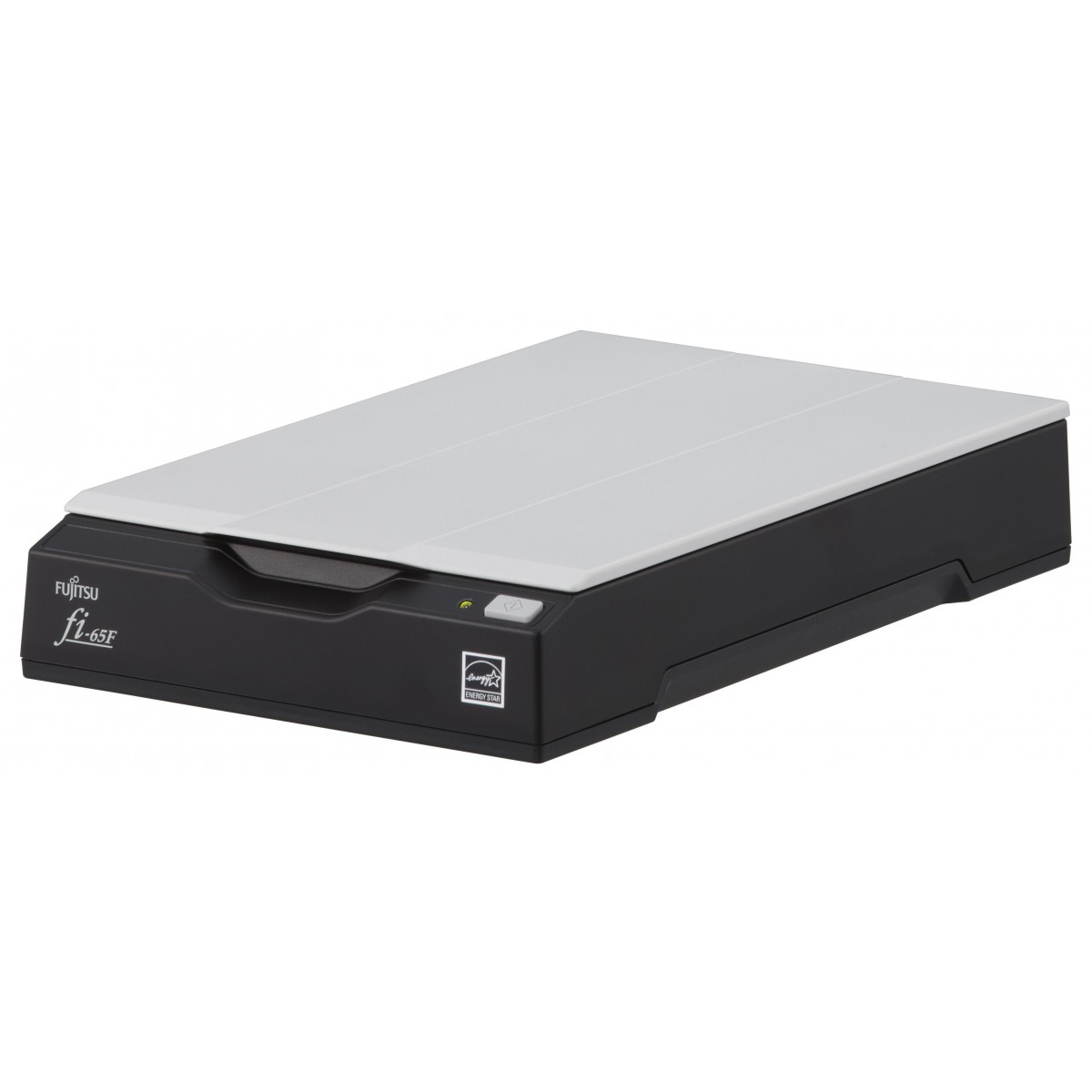 Fujitsu fi-65F - 105 x 148 mm - 600 x 600 DPI - 24 bit - Grayscale - Monochrome - Flatbed scanner - Black - Grey