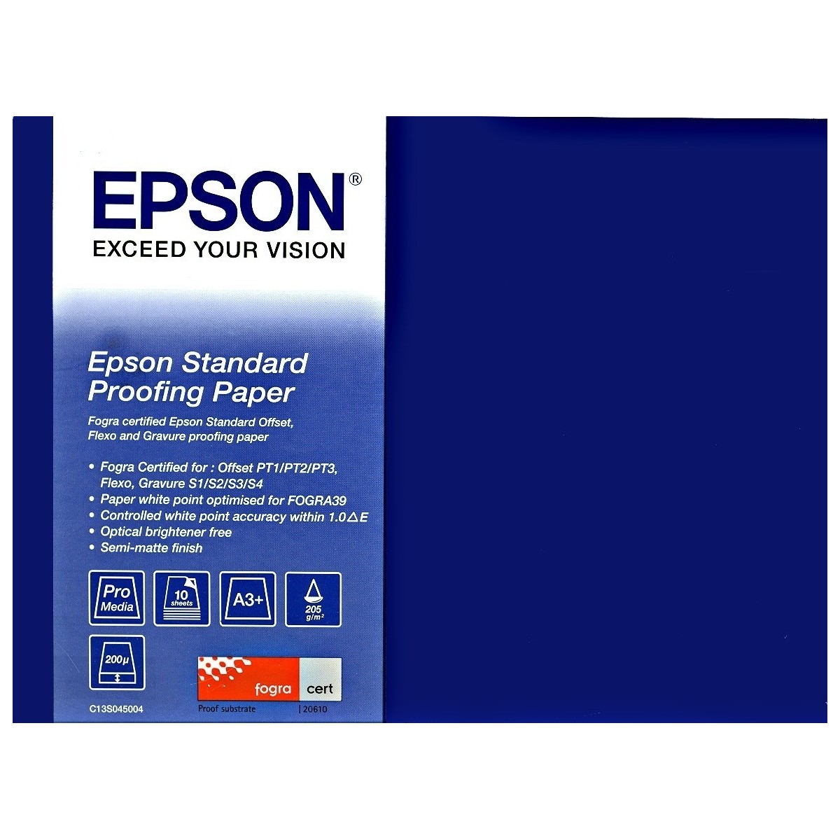 Epson Standard Proofing Paper 240 - 24 x 30,5 m - 30.5 m - 61 cm - Semi-matte - 205 g/m²