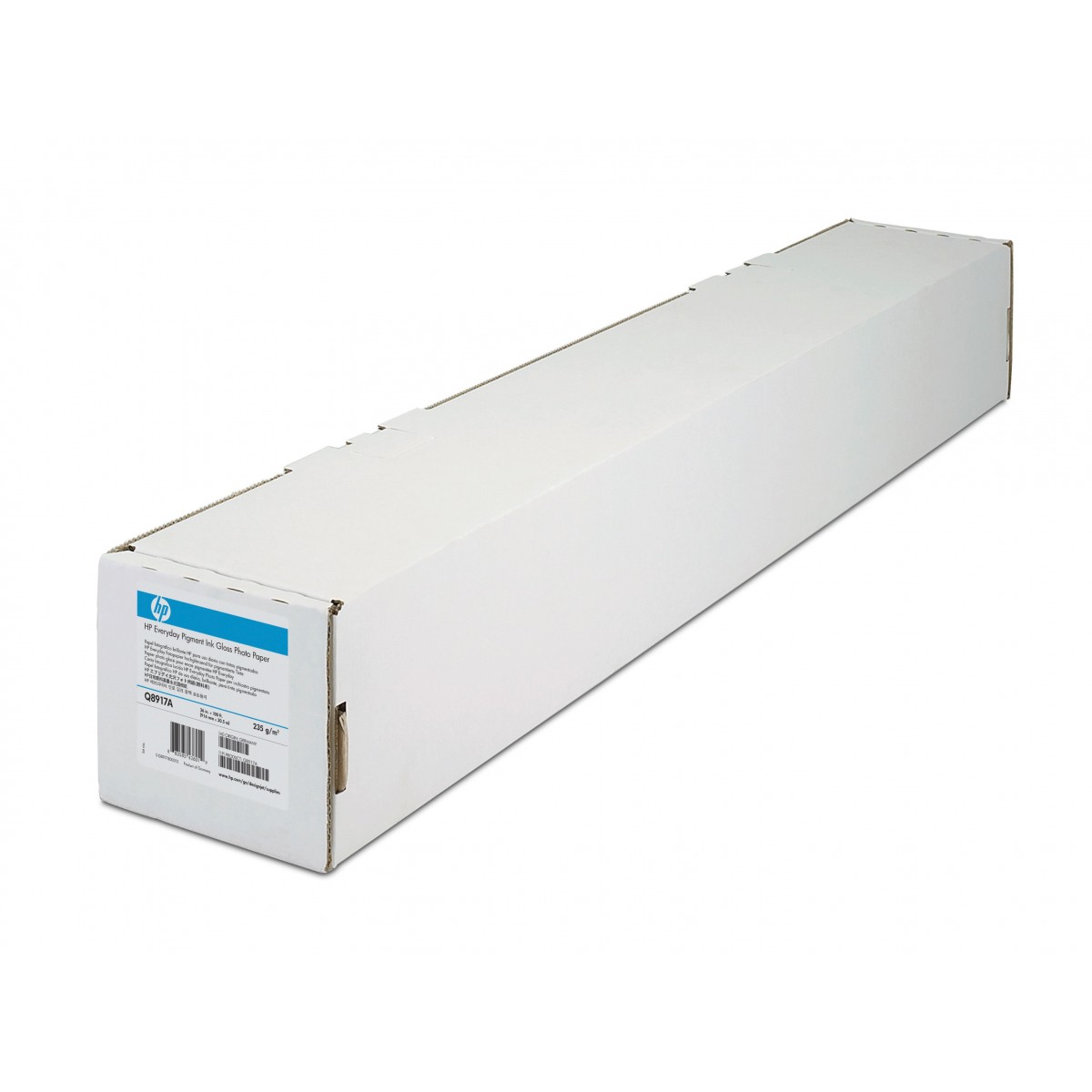 HP Everyday Instant-dry Satin Photo Paper-1067 mm x 30.5 m (42 in x 100 ft),  9.1 mil,  235 g/m2, Q8922A