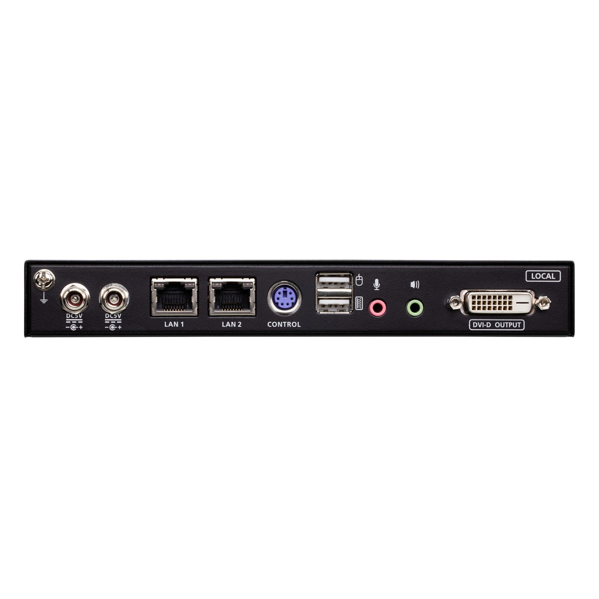 ATEN CN9600-AT-G - 1920 x 1200 pixels - Ethernet LAN - 5.55 W - Black