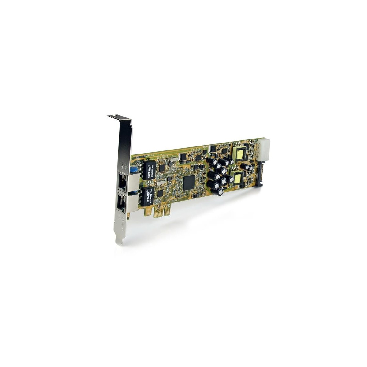 StarTech.com Dual Port PCI Express Gigabit Ethernet PCIe Network Card Adapter - PoE/PSE - Internal - Wired - PCI Express - Ether