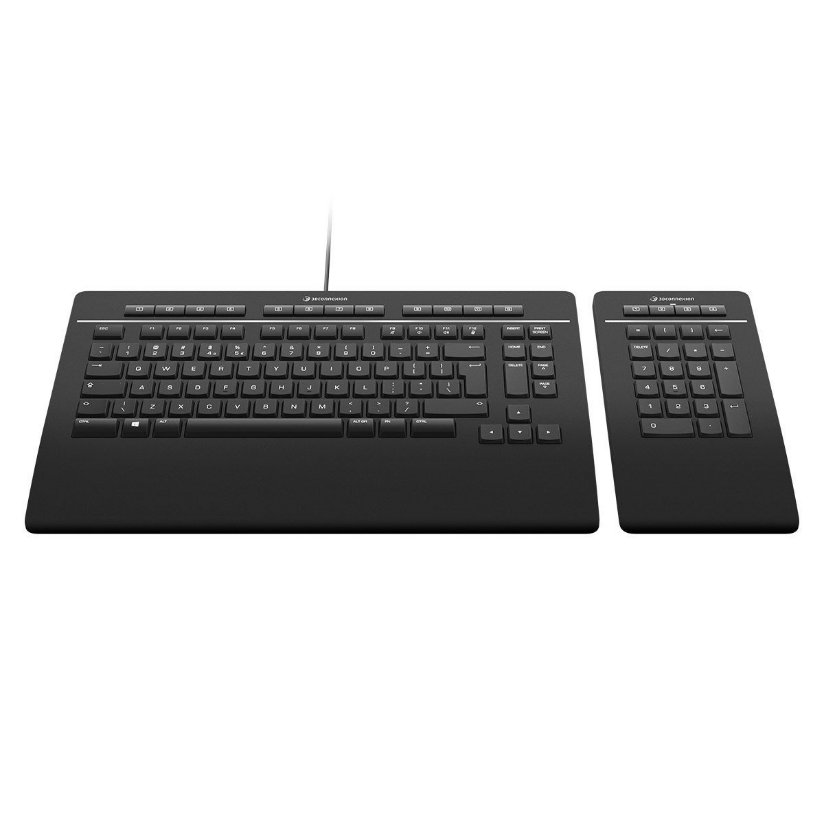 3Dconnexion Keyboard Pro with Numpad Deutsch QWERTZ - Keyboard - QWERTZ