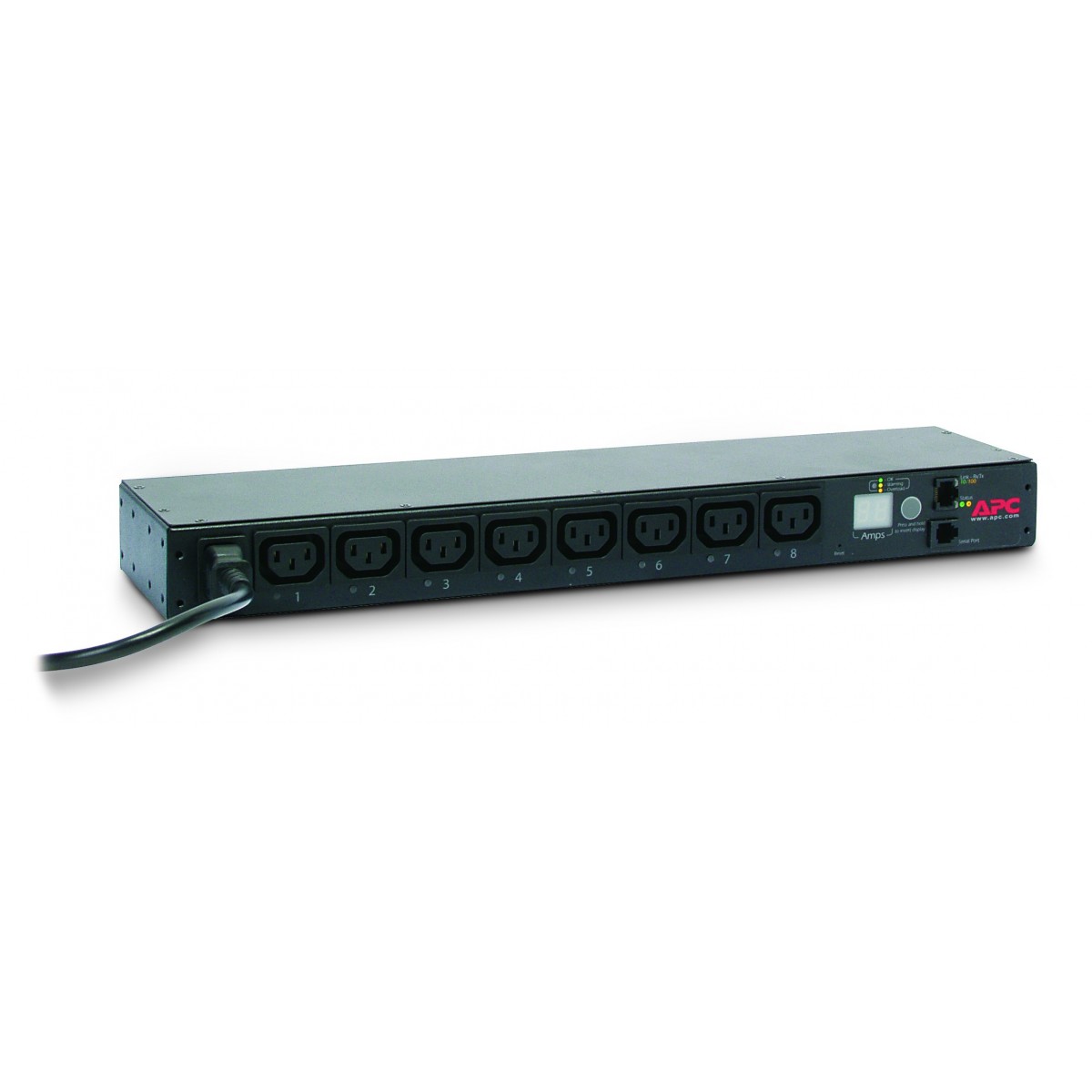 APC AP7920B - Metered - Switched - 0U/1U - Horizontal/Vertical - Black - 8 AC outlet(s) - C13 coupler