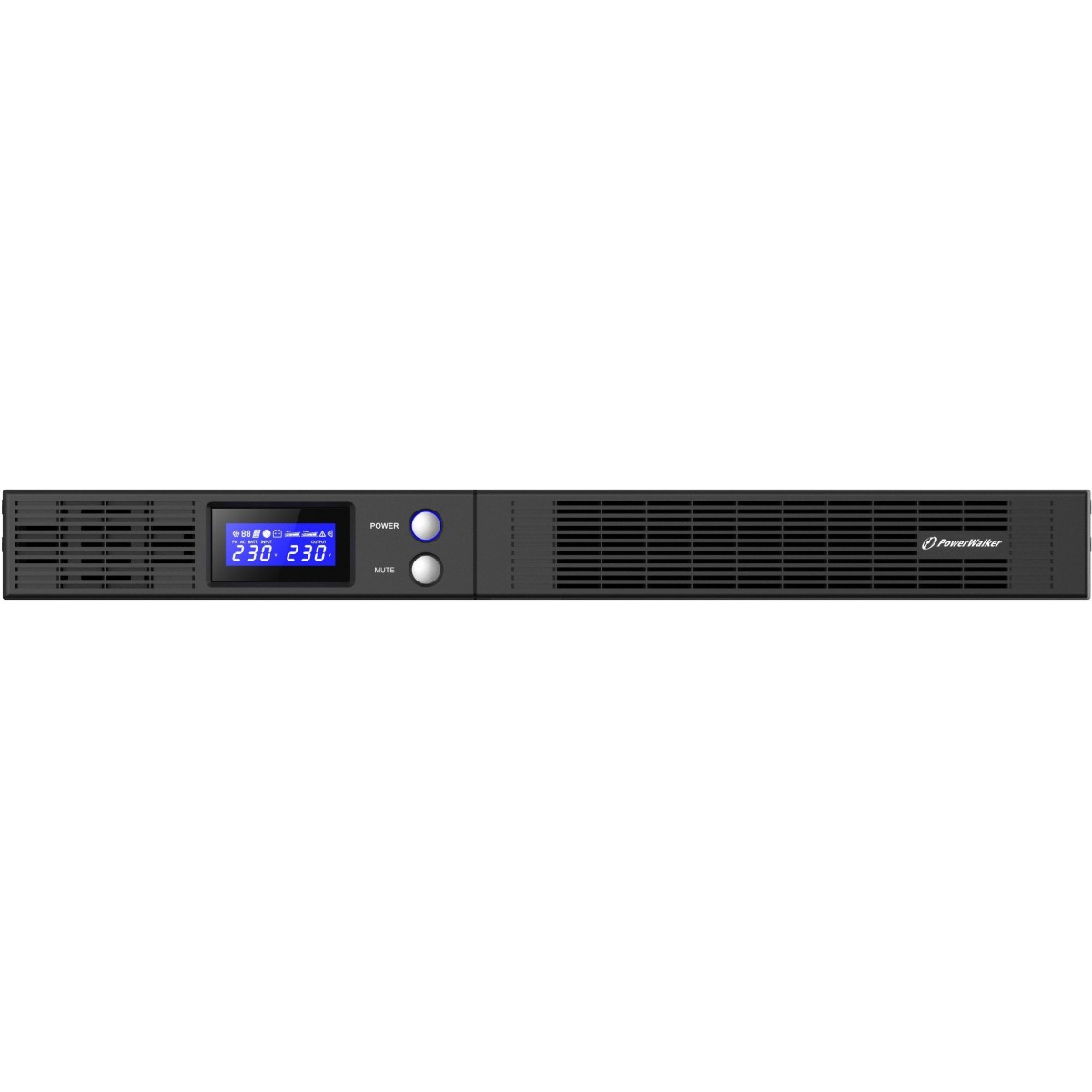 BlueWalker VI 1500 R1U - Line-Interactive - 1.5 kVA - 900 W - 165 V - 290 V - 45/55 Hz