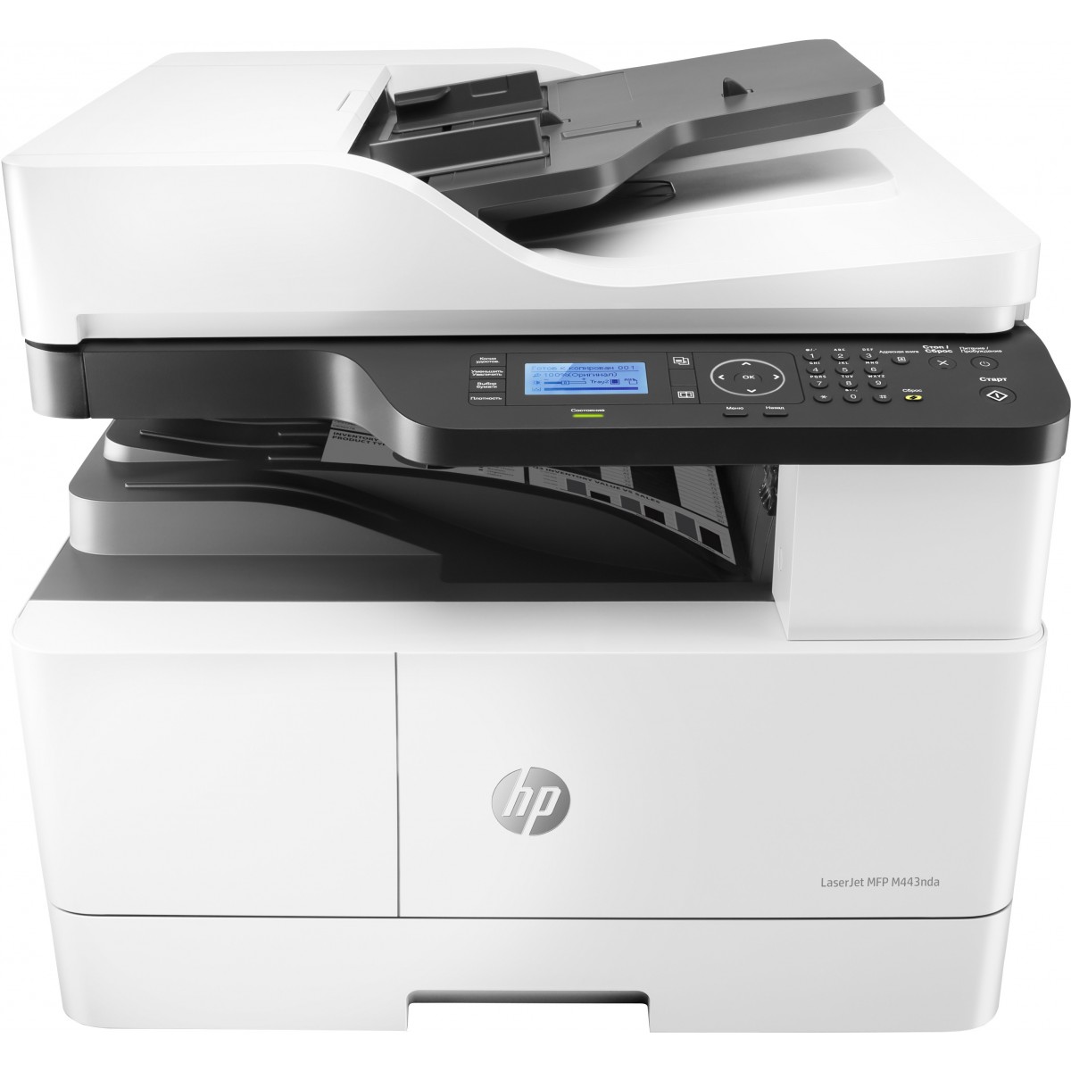 HP LaserJet MFP M443nda - Laser - Mono printing - 1200 x 1200 DPI - Mono copying - A3 - Black - White