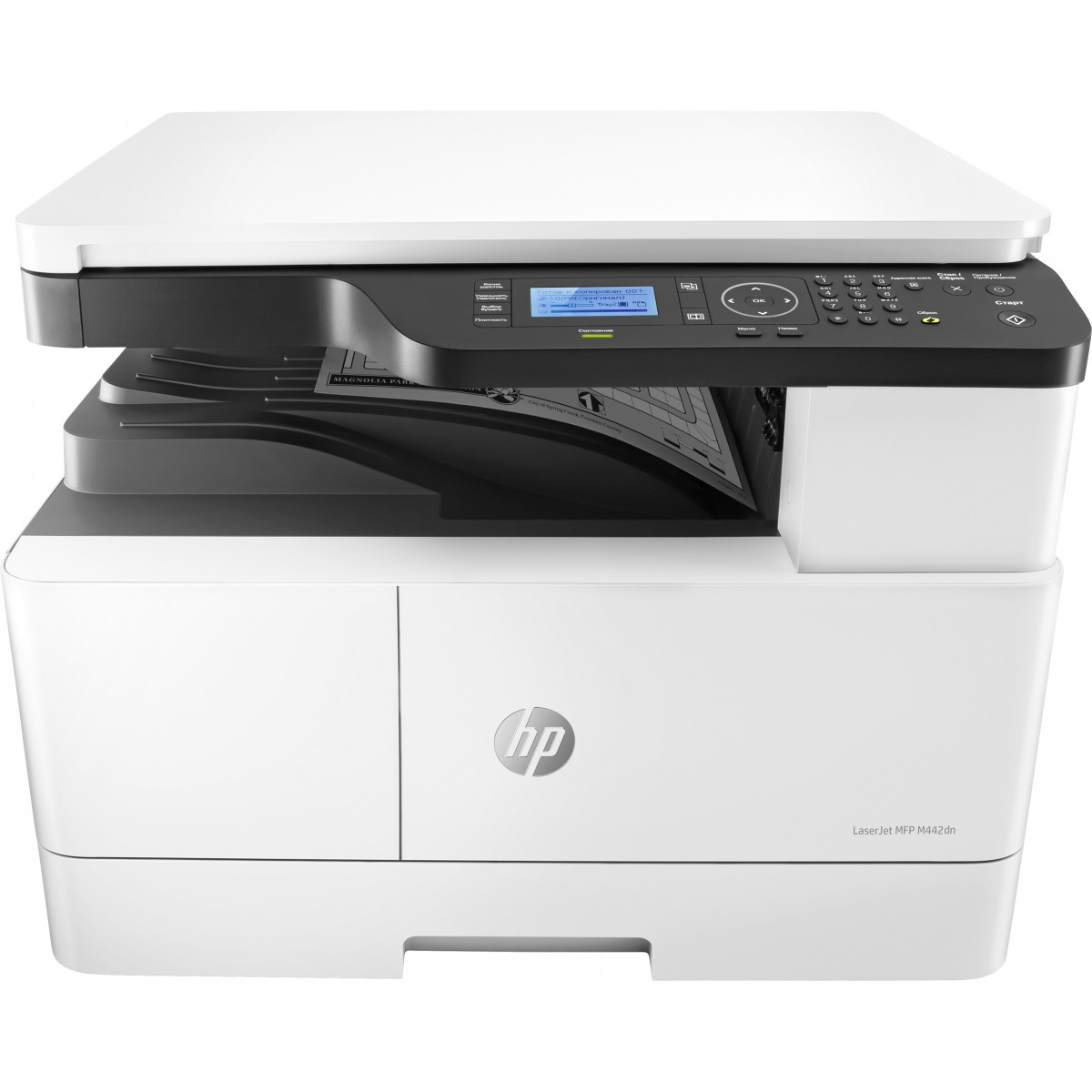 HP LaserJet MFP M442dn - Laser - Mono printing - 1200 x 1200 DPI - Mono copying - A3 - Black - White