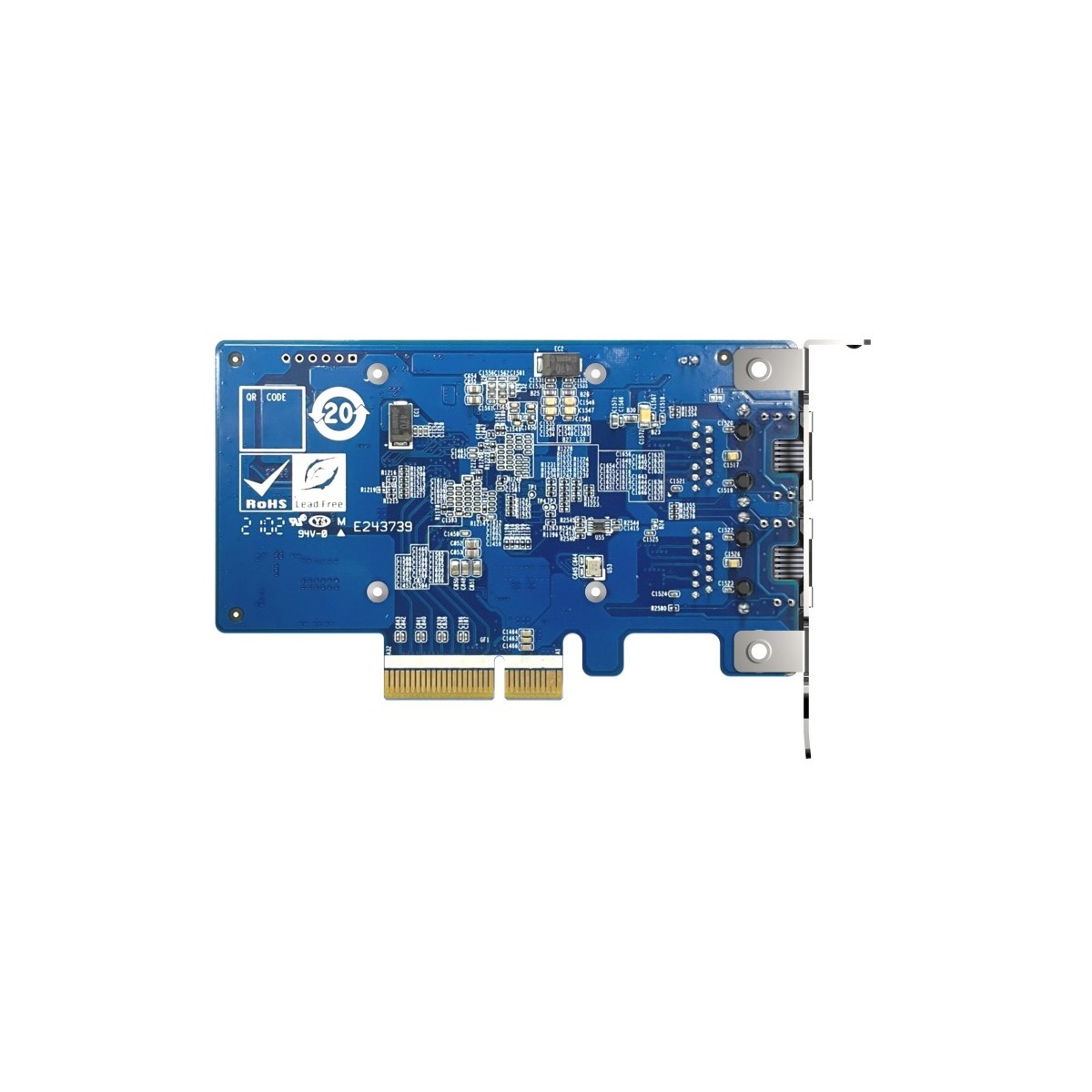 QNAP QXG-10G2T-X710 - Internal - Wired - PCI Express - Ethernet - 1000 Mbit/s