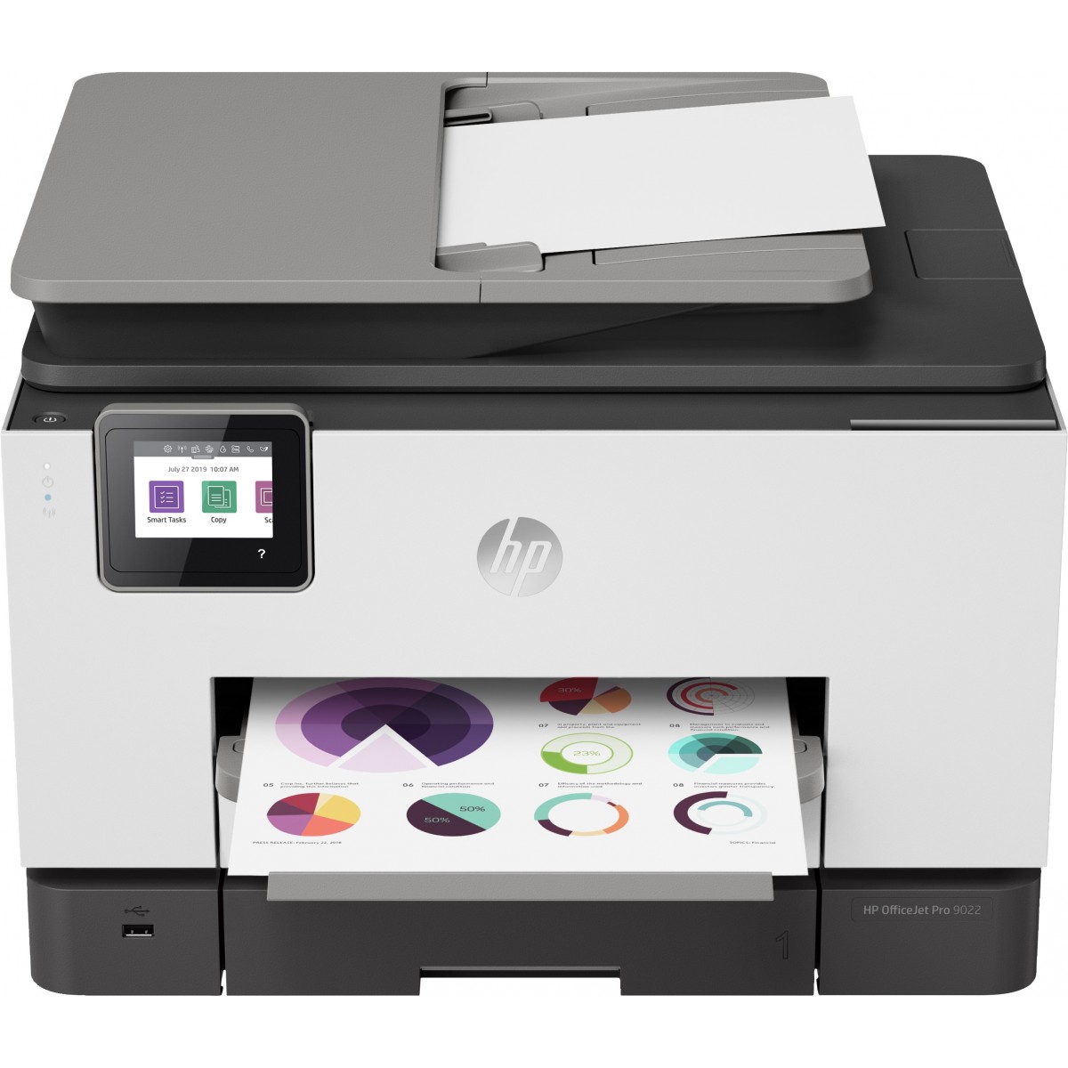 HP OfficeJet Pro 9022 All-in-one wireless printer Print,Scan,Copy from your phone - Instant Ink ready & voice activated (works w