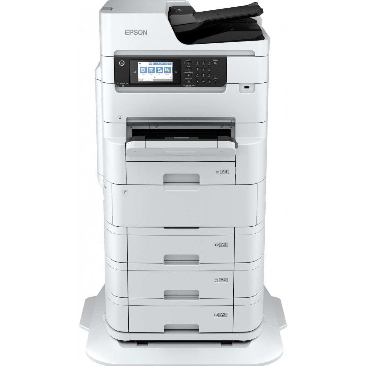 Epson WorkForce RIPS WF-C879R - Inkjet - Colour printing - 4800 x 1200 DPI - A3 - Direct printing - White