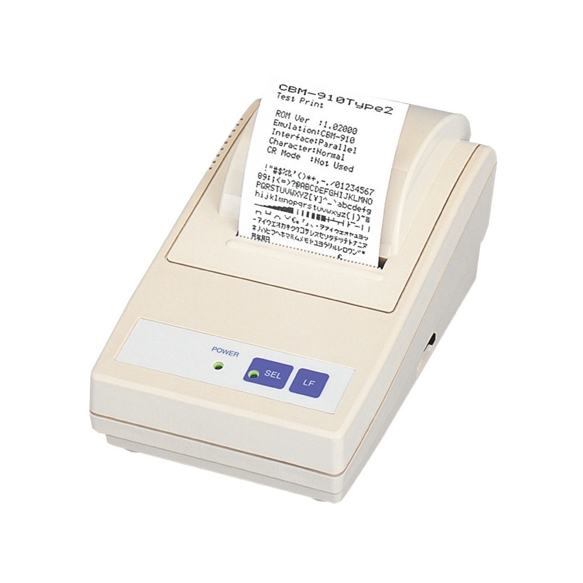 Citizen CBM-910II - Dot matrix - POS printer - 1.8 lps - 1.08 x 2.4 mm - Katakana,PC437,PC858,PC860,PC863,PC865,WPC1252 - 0.13 µ