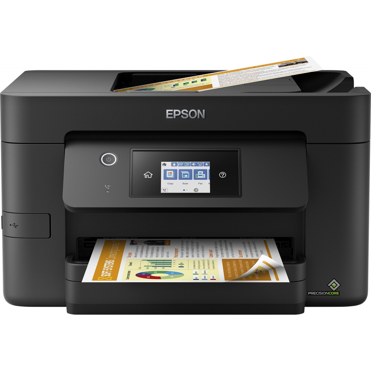 Epson WorkForce Pro WF-3820DWF - Inkjet - Colour printing - 4800 x 2400 DPI - Colour scanning - A4 - Black