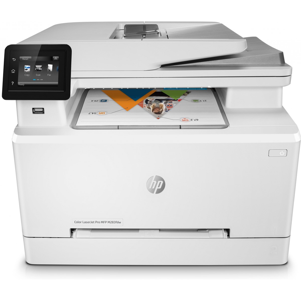 HP Color LaserJet Pro M283fdw - Laser - Colour printing - 600 x 600 DPI - A4 - Direct printing - White