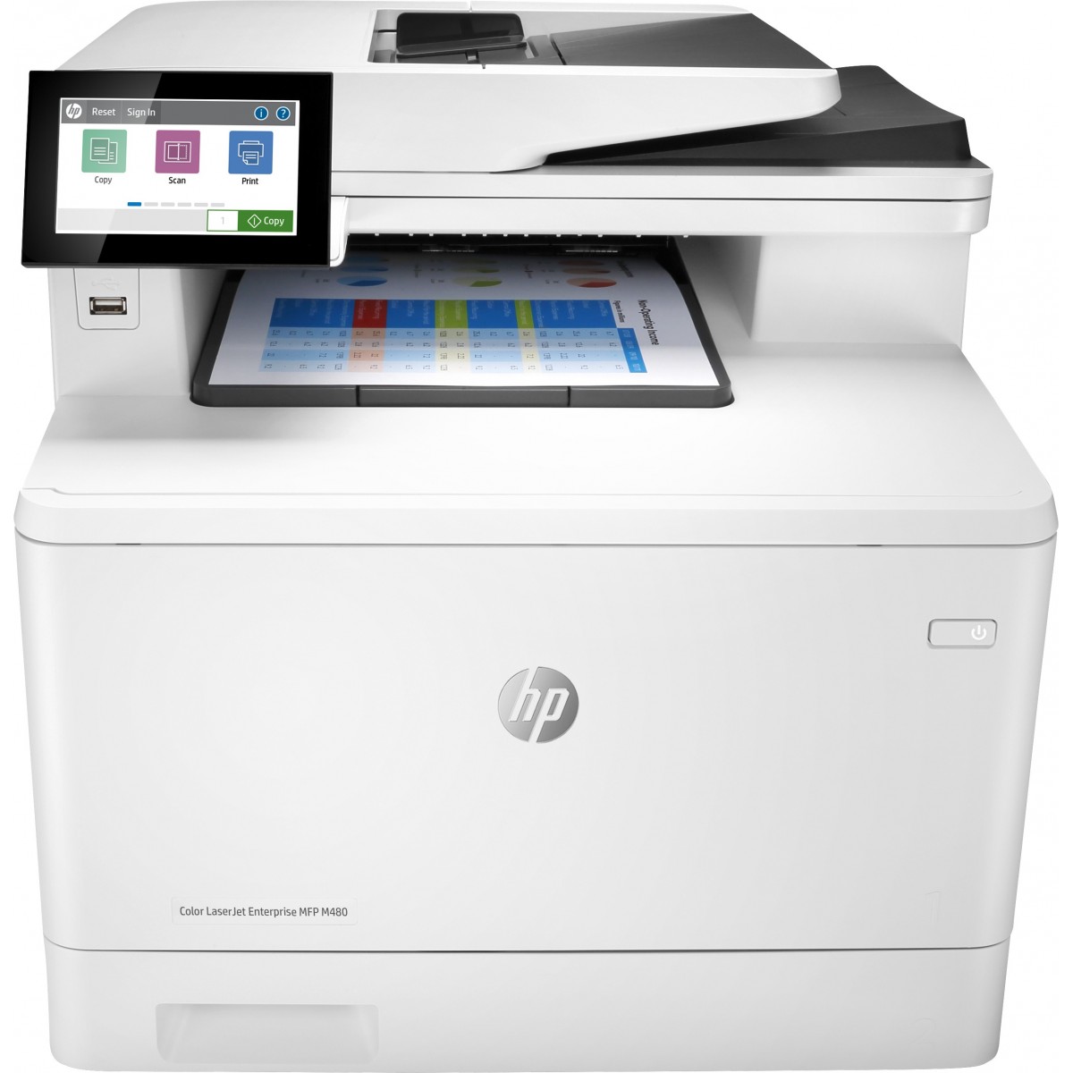 Color LaserJet Enterprise MFP M480f Printer
