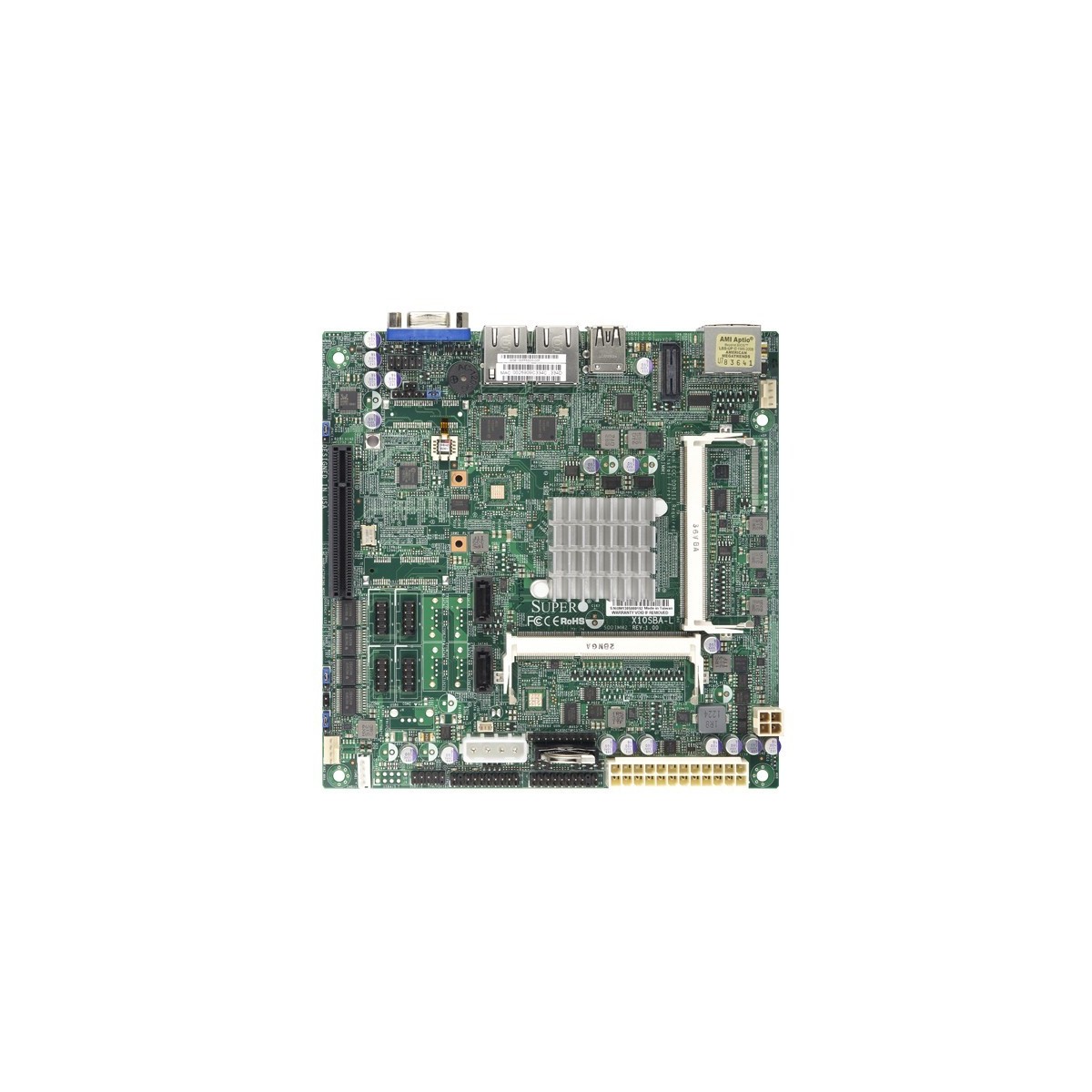 Supermicro X10SBA-L Mini-ITX Motherboard - Skt 1170 - 8 GB DDR3L