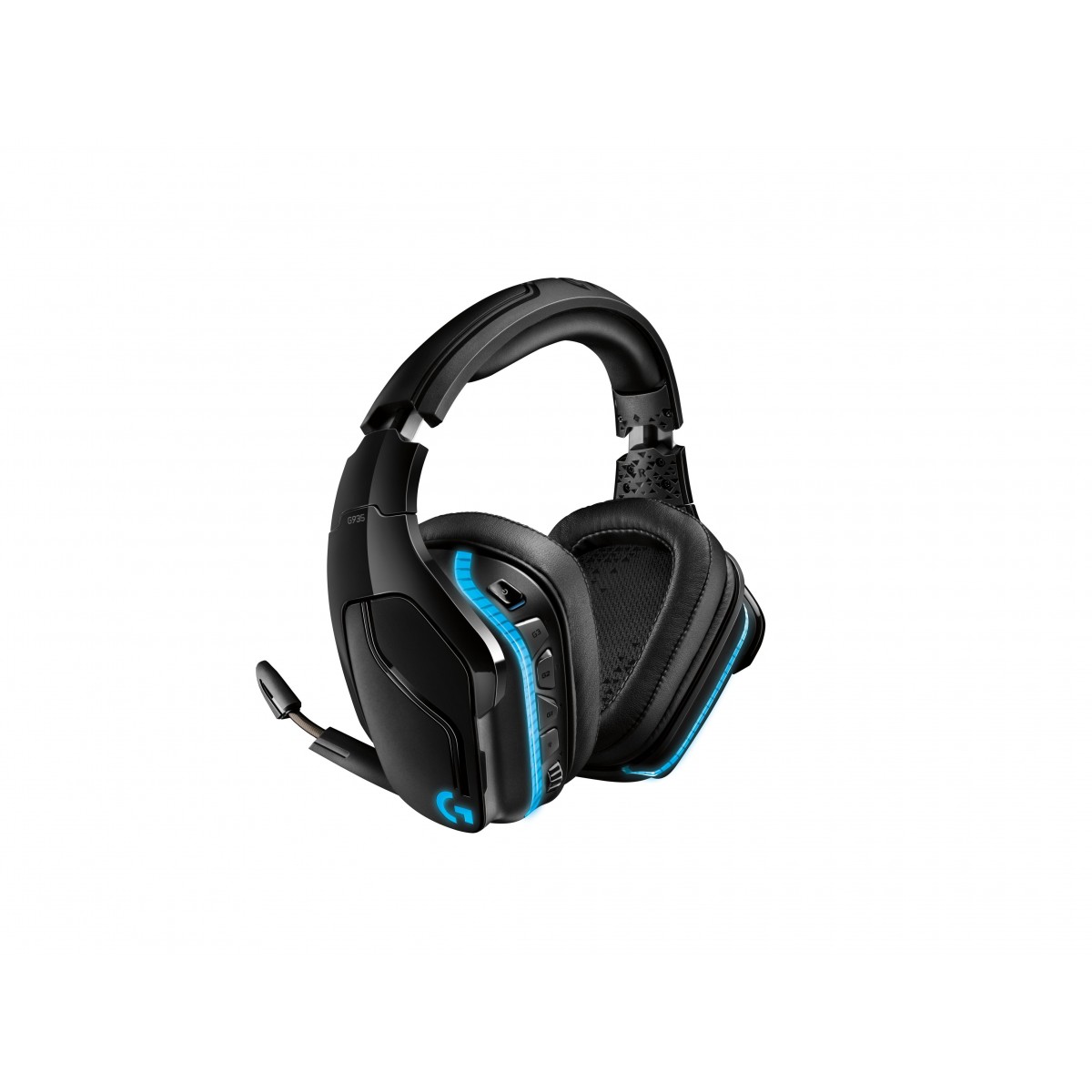 Logitech G G935 - Headset - Head-band - Gaming - Black - Blue - Binaural - Rotary